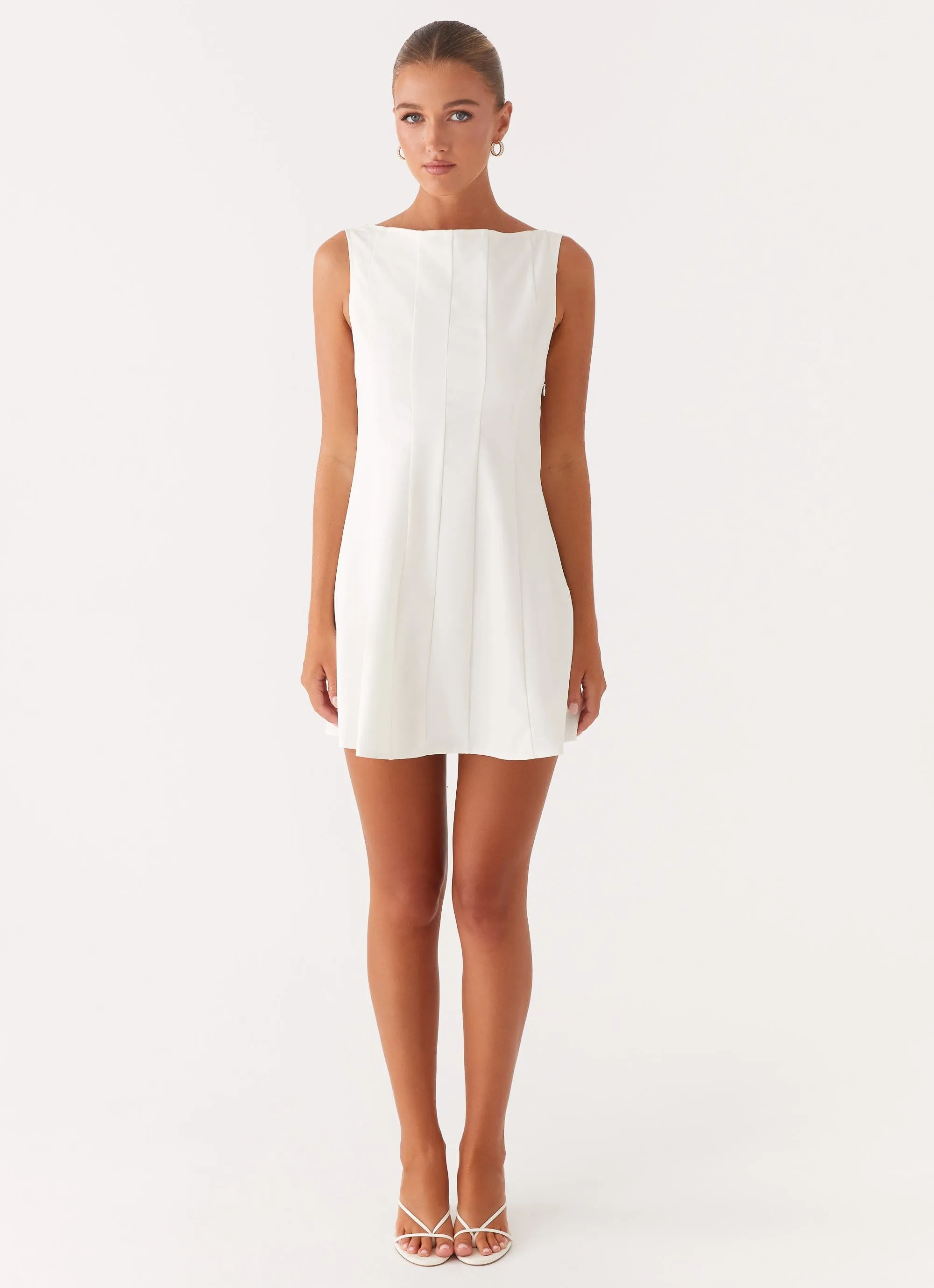 Emelie Mini Dress - White sold by Peppermayo product image thumbnail 2