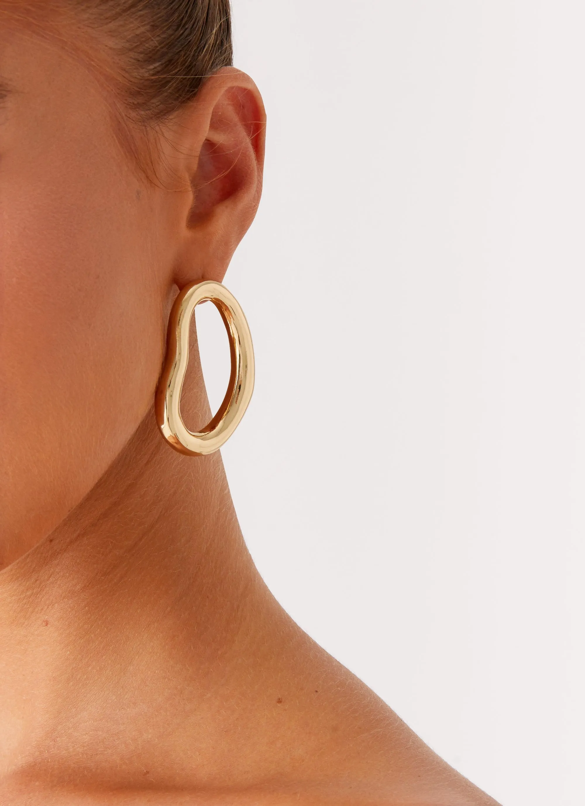 Dona Earrings - Gold sold by Peppermayo product image thumbnail 3