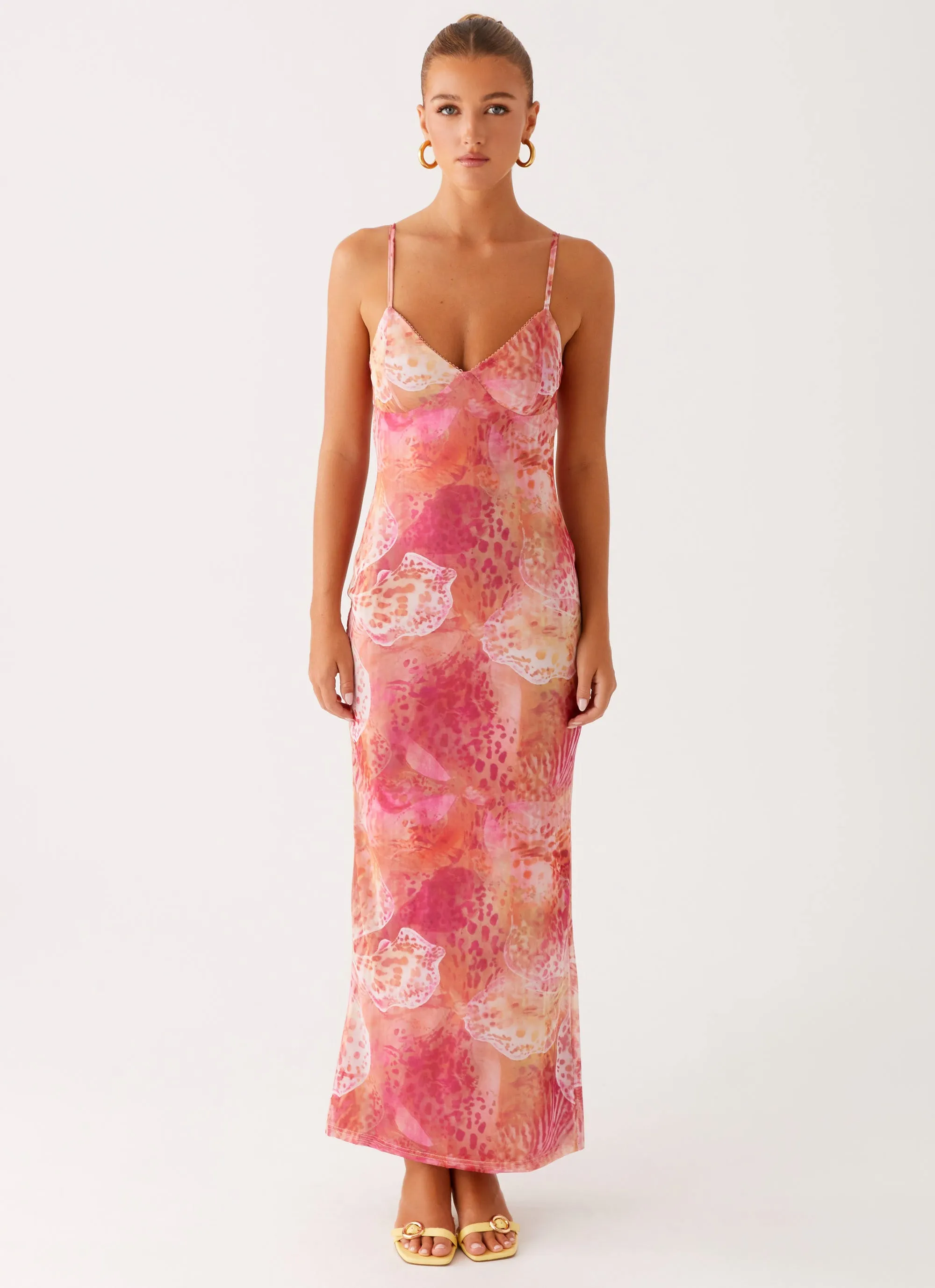 Kasey Midi Dress - Flamingo Fling sold by Peppermayo product image thumbnail 2
