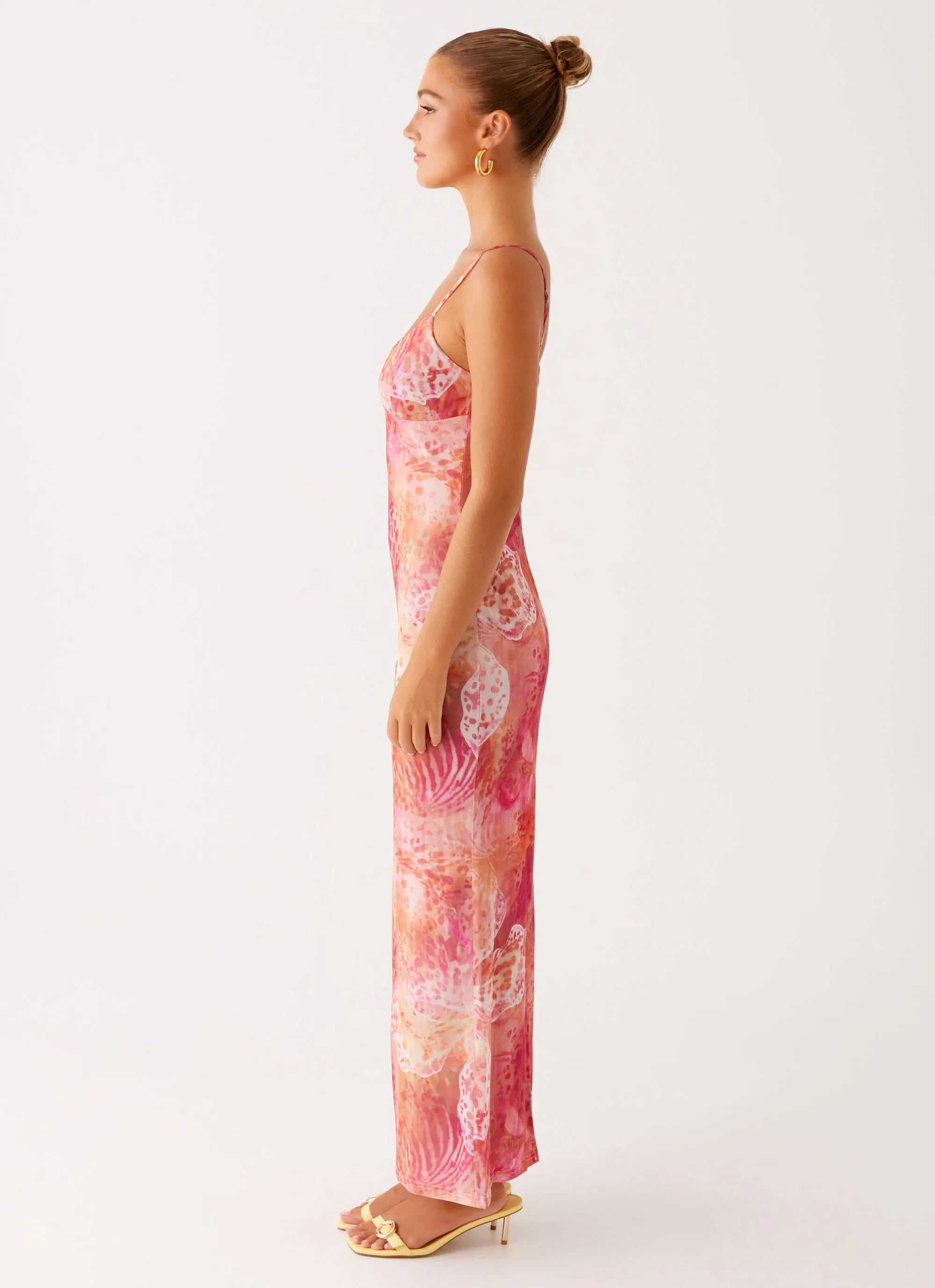 Kasey Midi Dress - Flamingo Fling sold by Peppermayo product image thumbnail 3