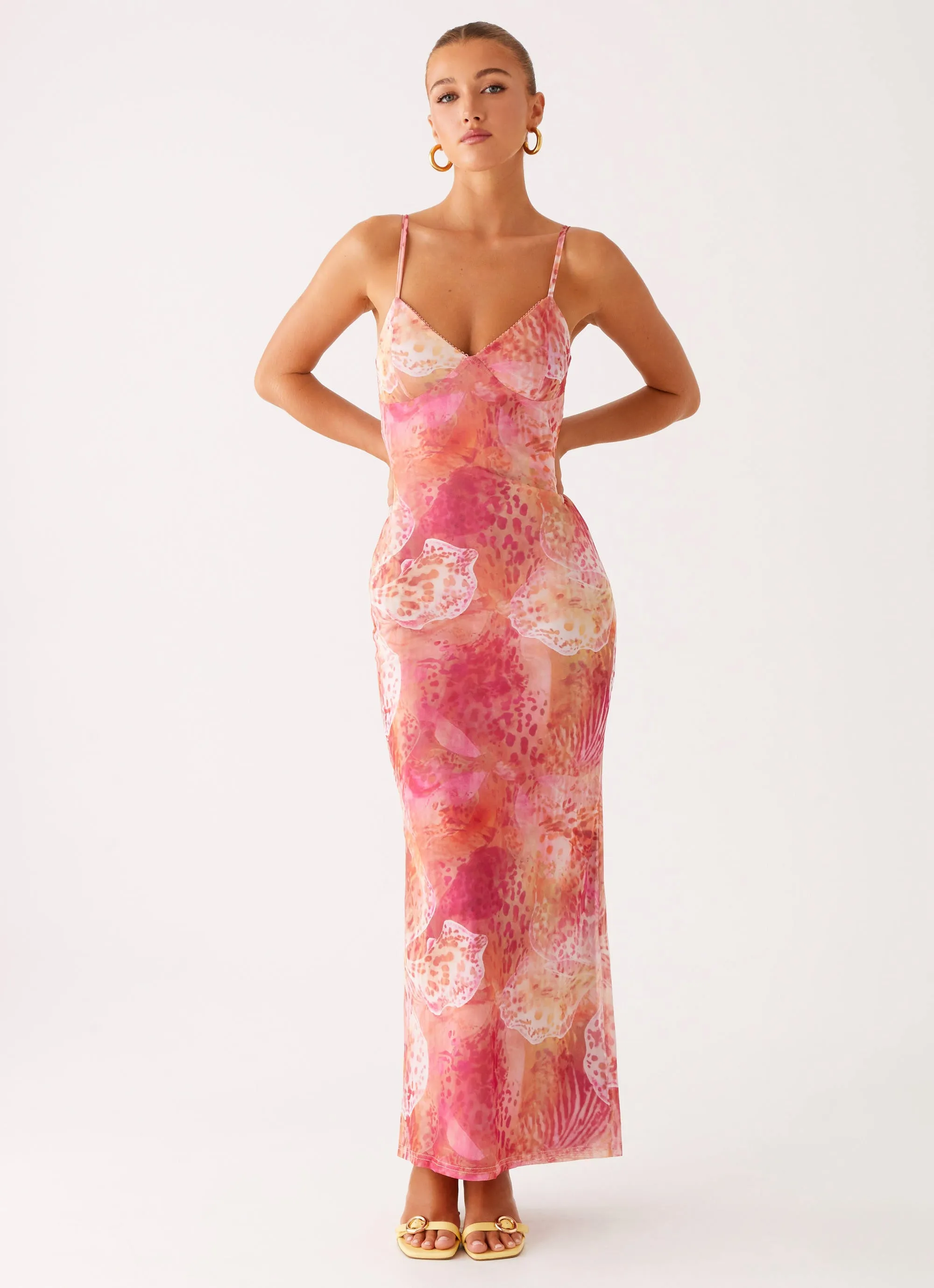 Kasey Midi Dress - Flamingo Fling sold by Peppermayo product image thumbnail 5