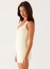Rosier Mini Dress - Yellow sold by Peppermayo