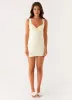 Rosier Mini Dress - Yellow sold by Peppermayo