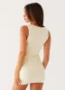Rosier Mini Dress - Yellow sold by Peppermayo