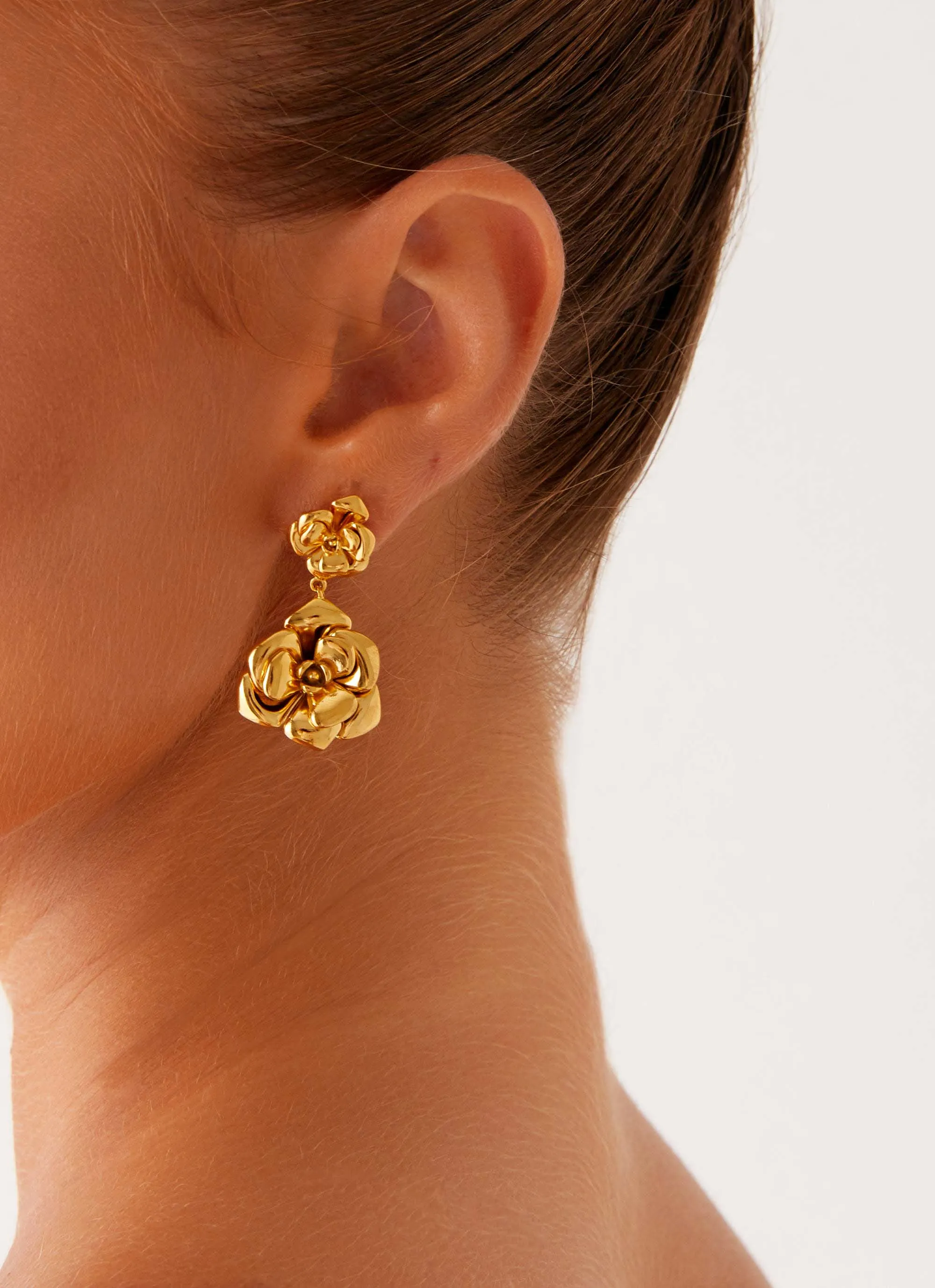 Dana Earrings - Gold sold by Peppermayo product image thumbnail 3