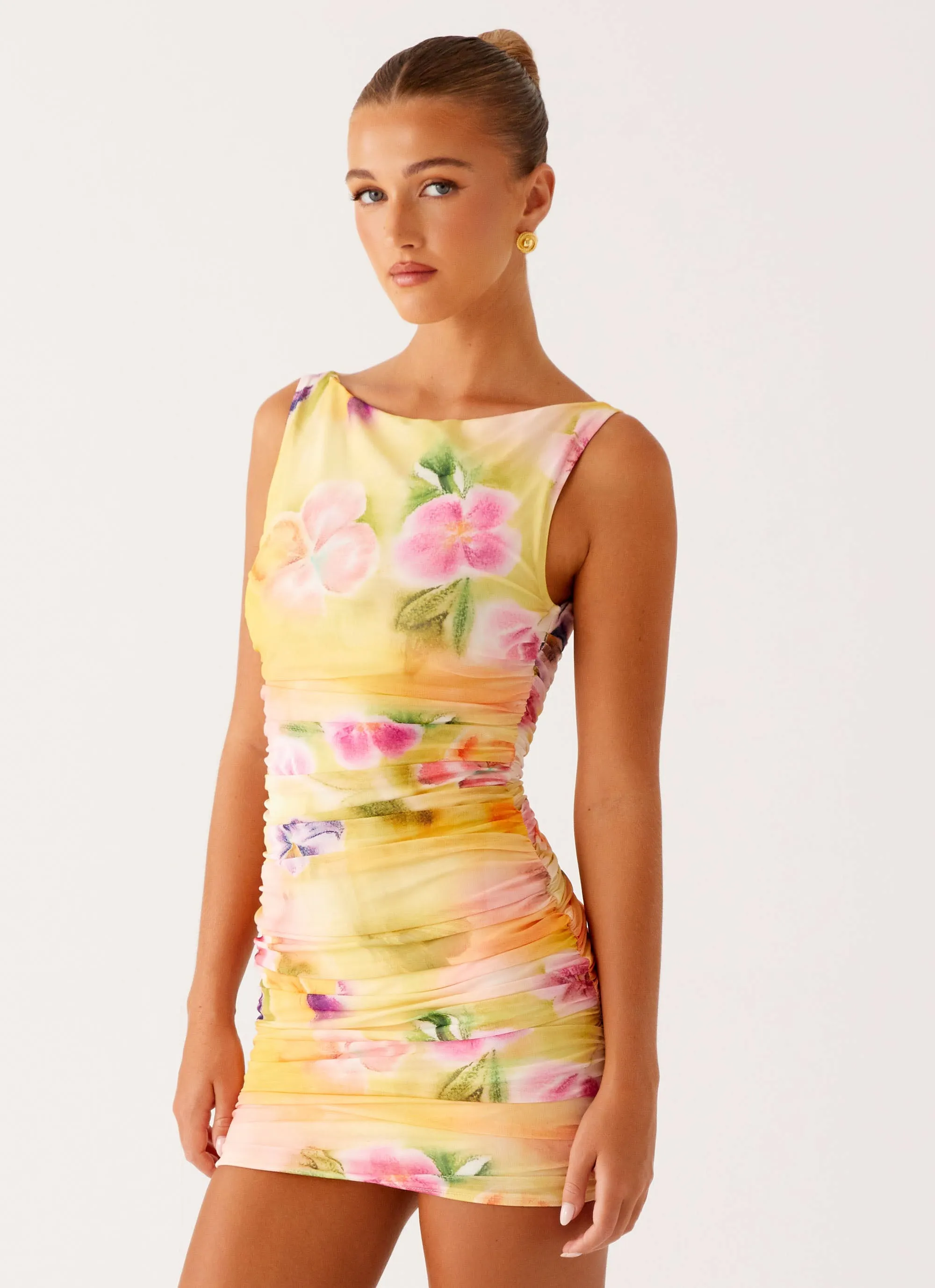 Yennifer Mini Dress - Sunburst Floral sold by Peppermayo product image thumbnail 5