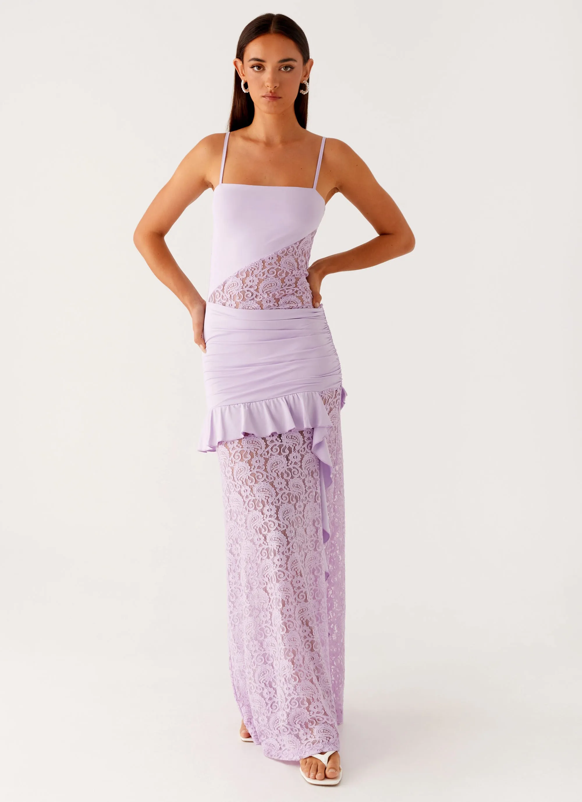 New Romance Maxi Dress - Lilac sold by Peppermayo