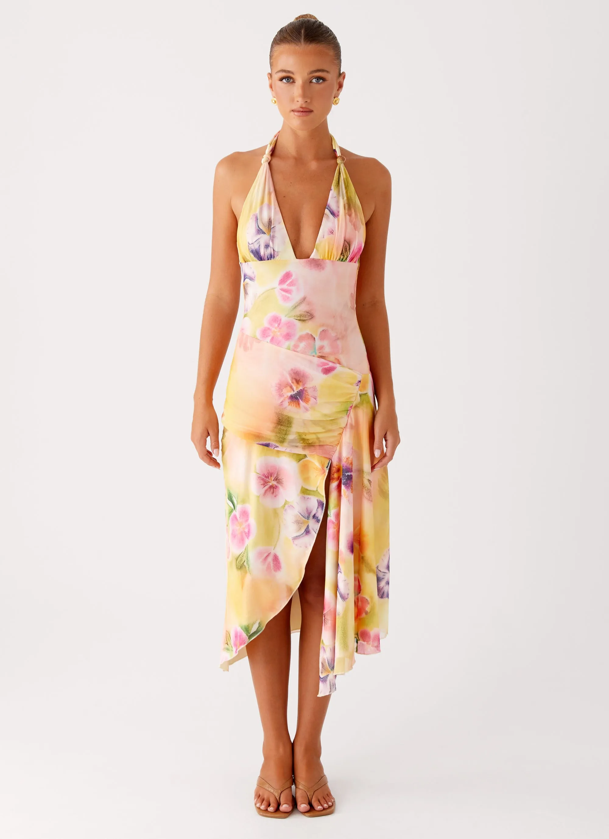 Kayce Midi Dress - Sunburst Floral sold by Peppermayo product image thumbnail 2