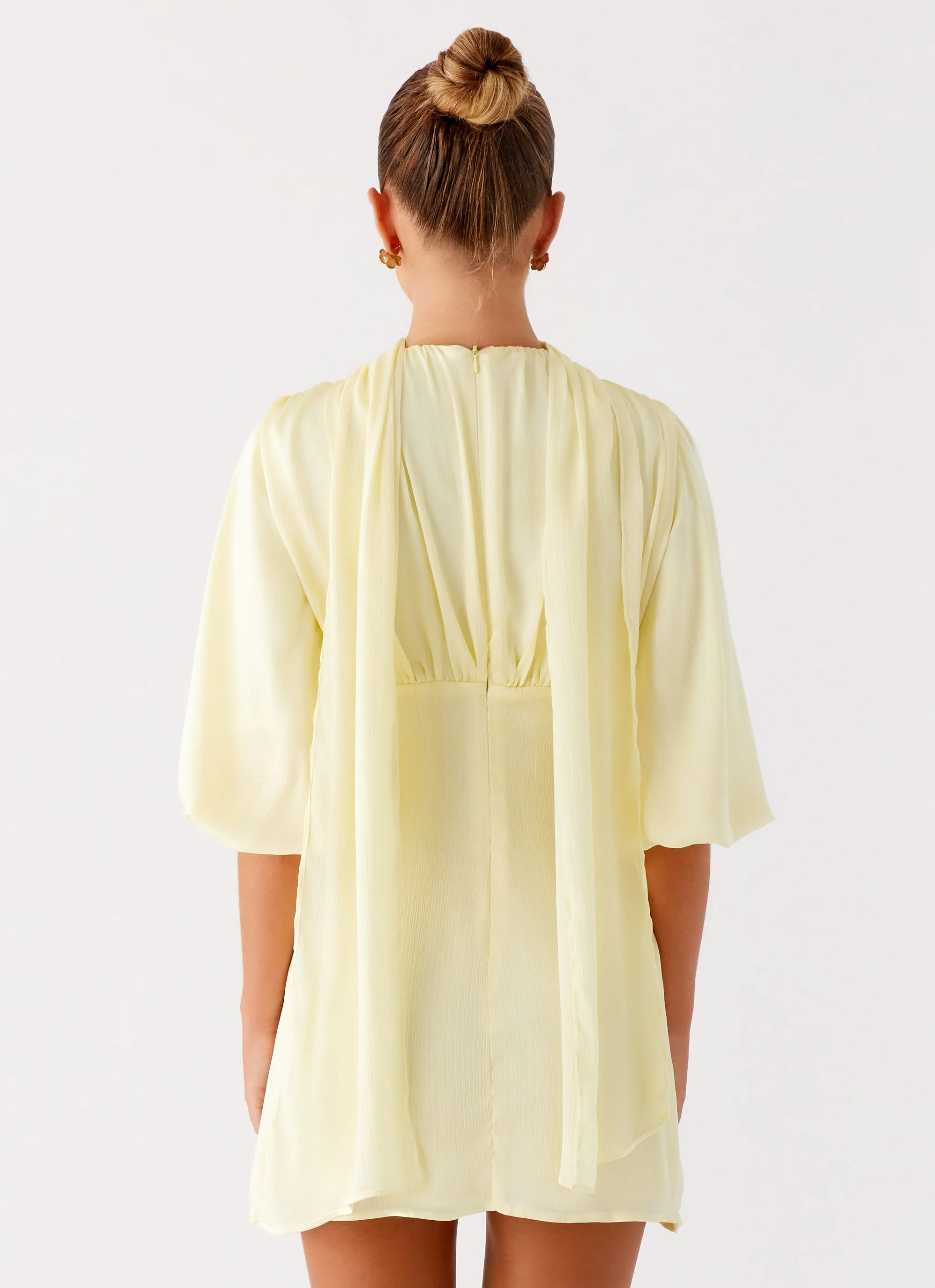 Mary Mini Dress - Yellow sold by Peppermayo product image thumbnail 4
