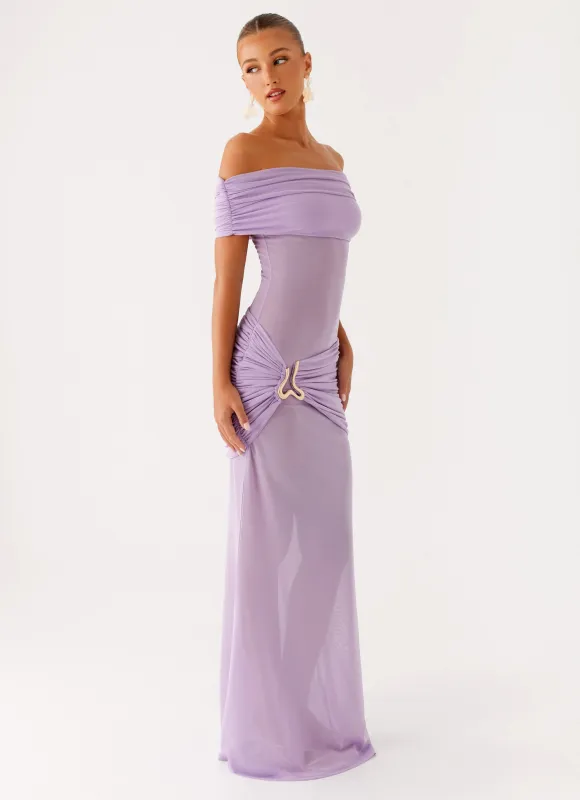 Benji Maxi Dress - Lilac sold by Peppermayo