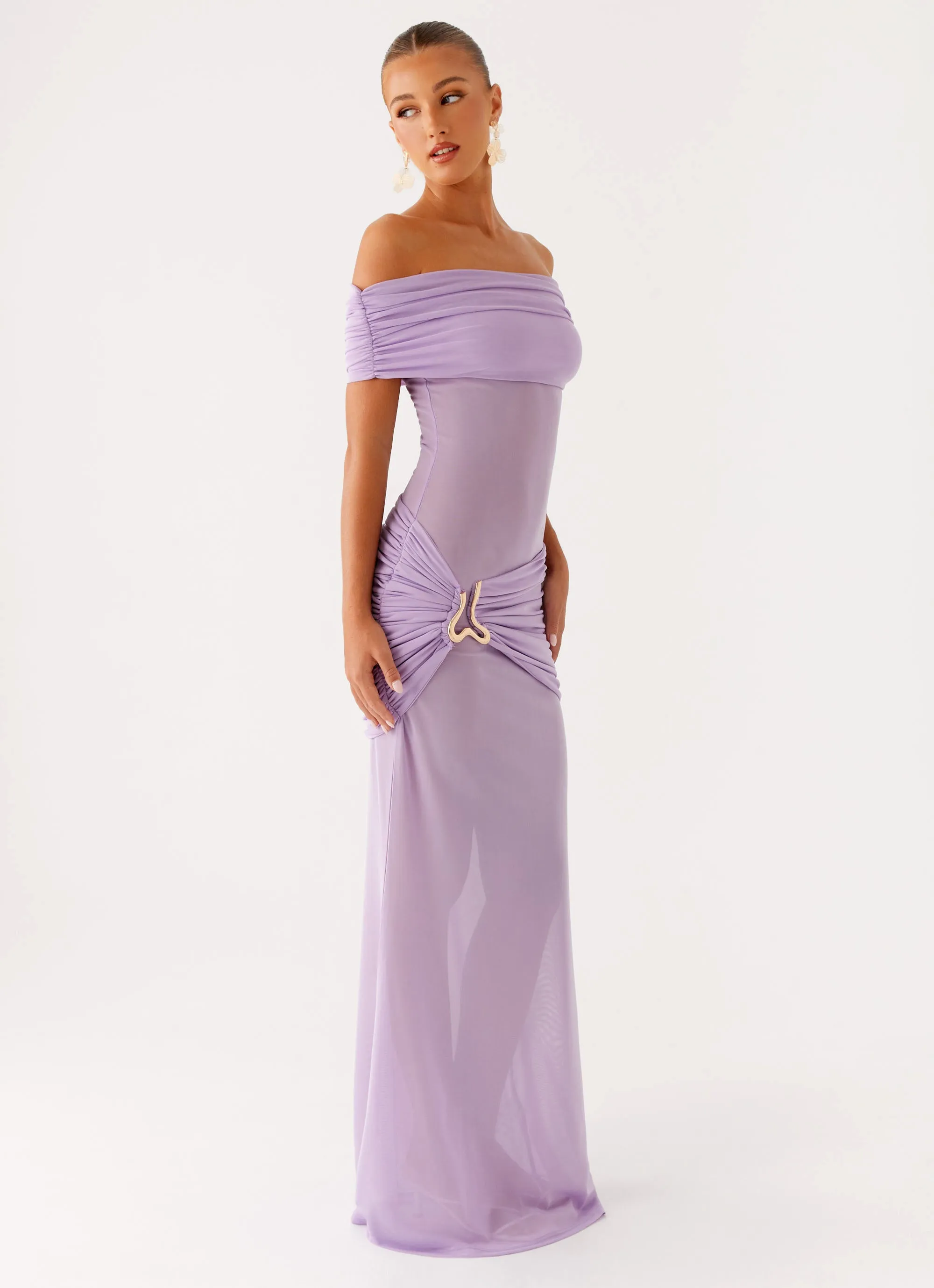Benji Maxi Dress - Lilac sold by Peppermayo