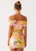Frances Mini Dress - Sunburst Floral sold by Peppermayo
