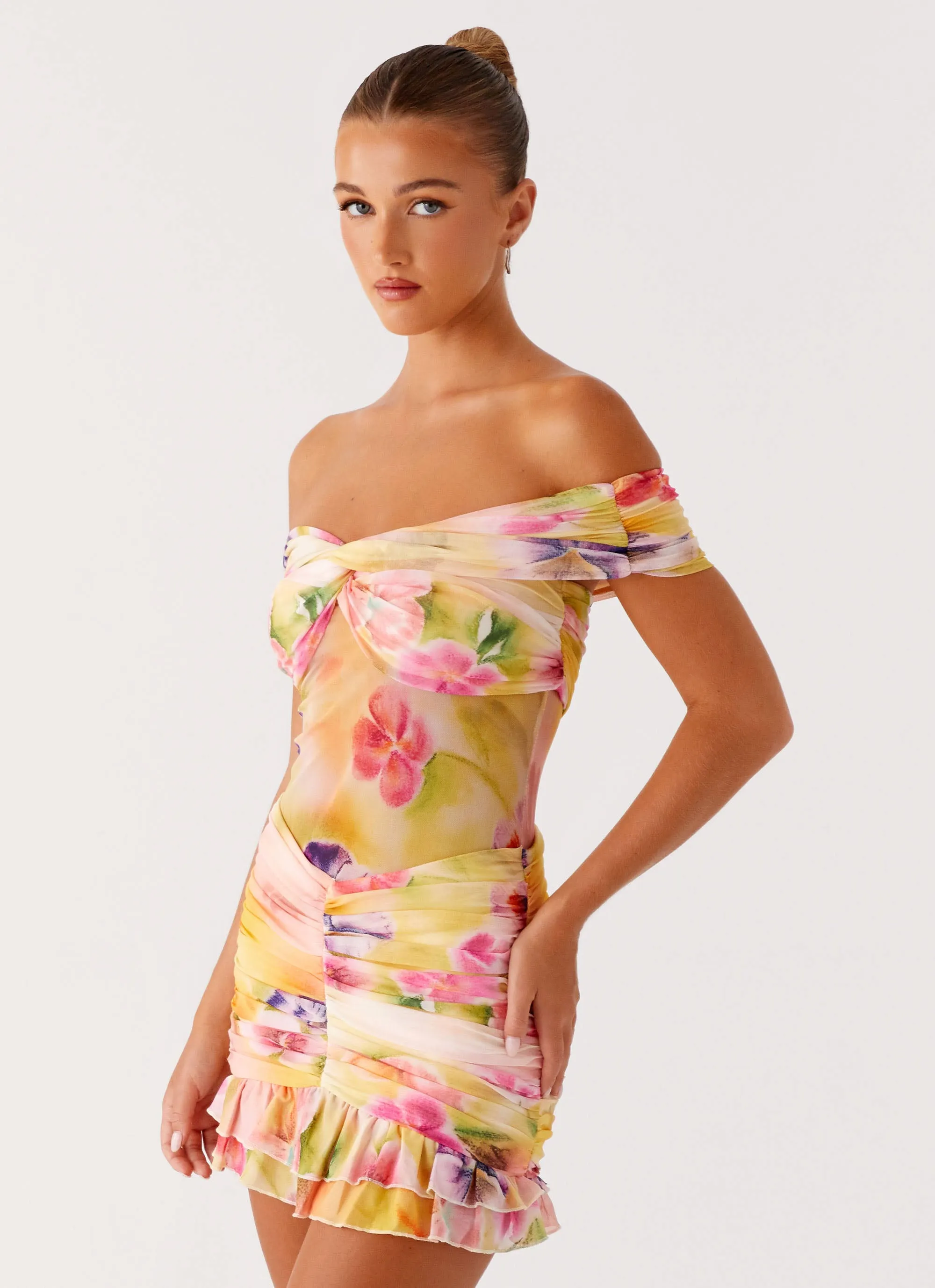 Frances Mini Dress - Sunburst Floral sold by Peppermayo product image thumbnail 3