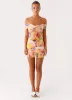 Frances Mini Dress - Sunburst Floral sold by Peppermayo