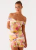 Frances Mini Dress - Sunburst Floral sold by Peppermayo