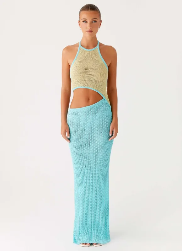 Alexia Knit Maxi Dress - Multi sold by Peppermayo