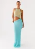 Alexia Knit Maxi Dress - Multi sold by Peppermayo