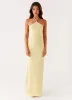 Elisha Knit Maxi Dress - Yellow sold by Peppermayo