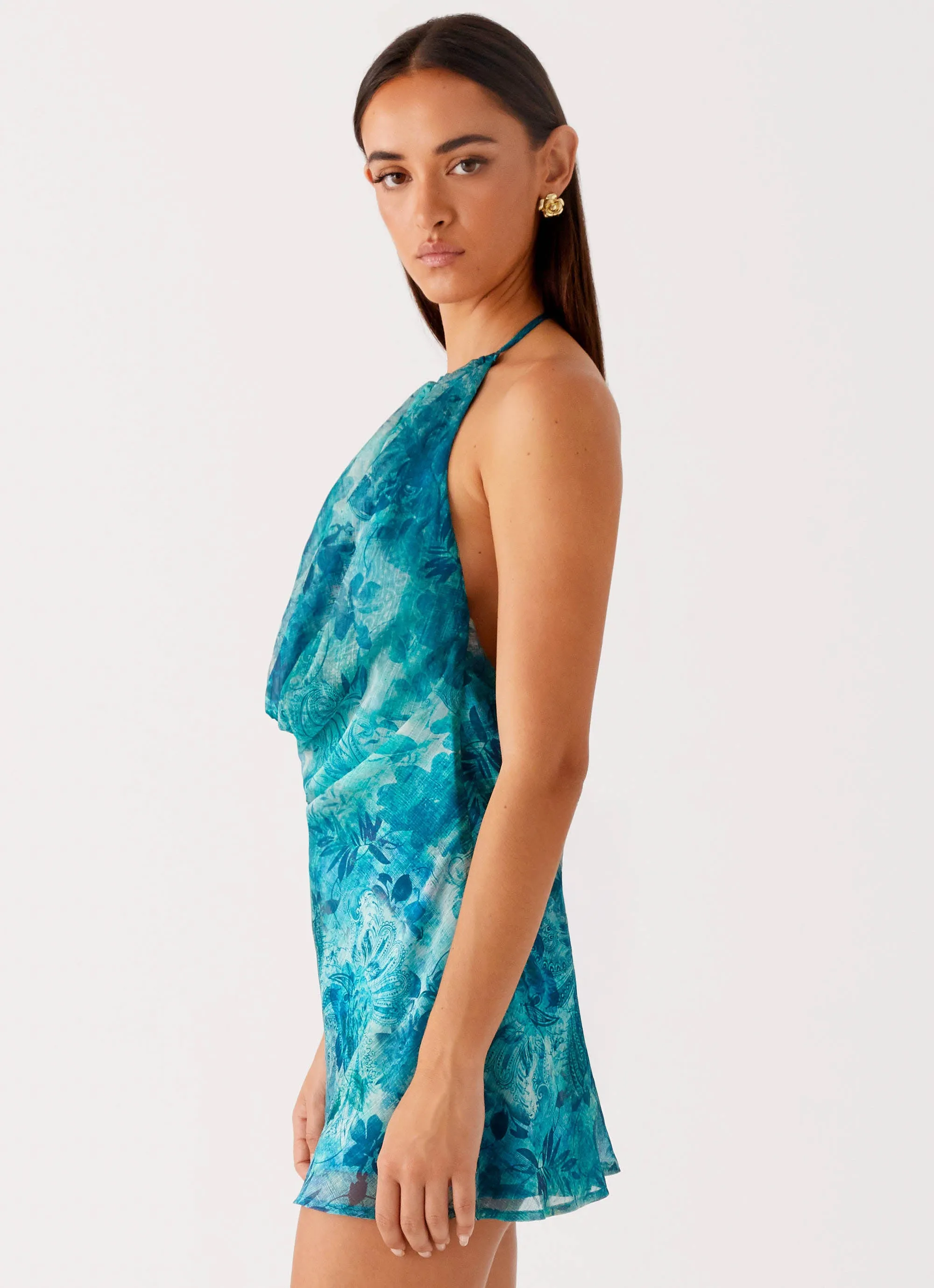 Ele Mini Dress - Teal sold by Peppermayo product image thumbnail 3