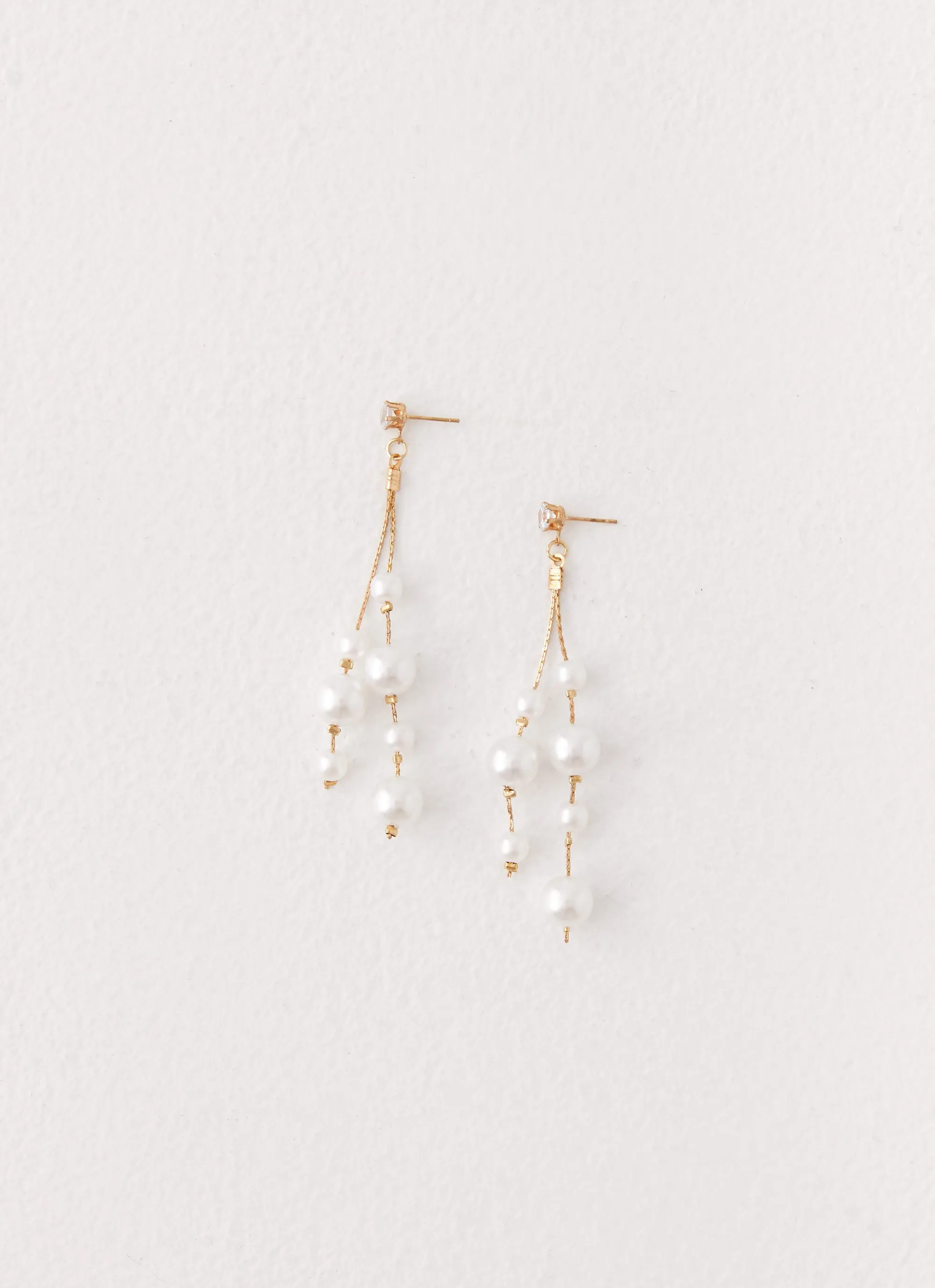 Mallorie Earrings - Pearl sold by Peppermayo product image thumbnail 2