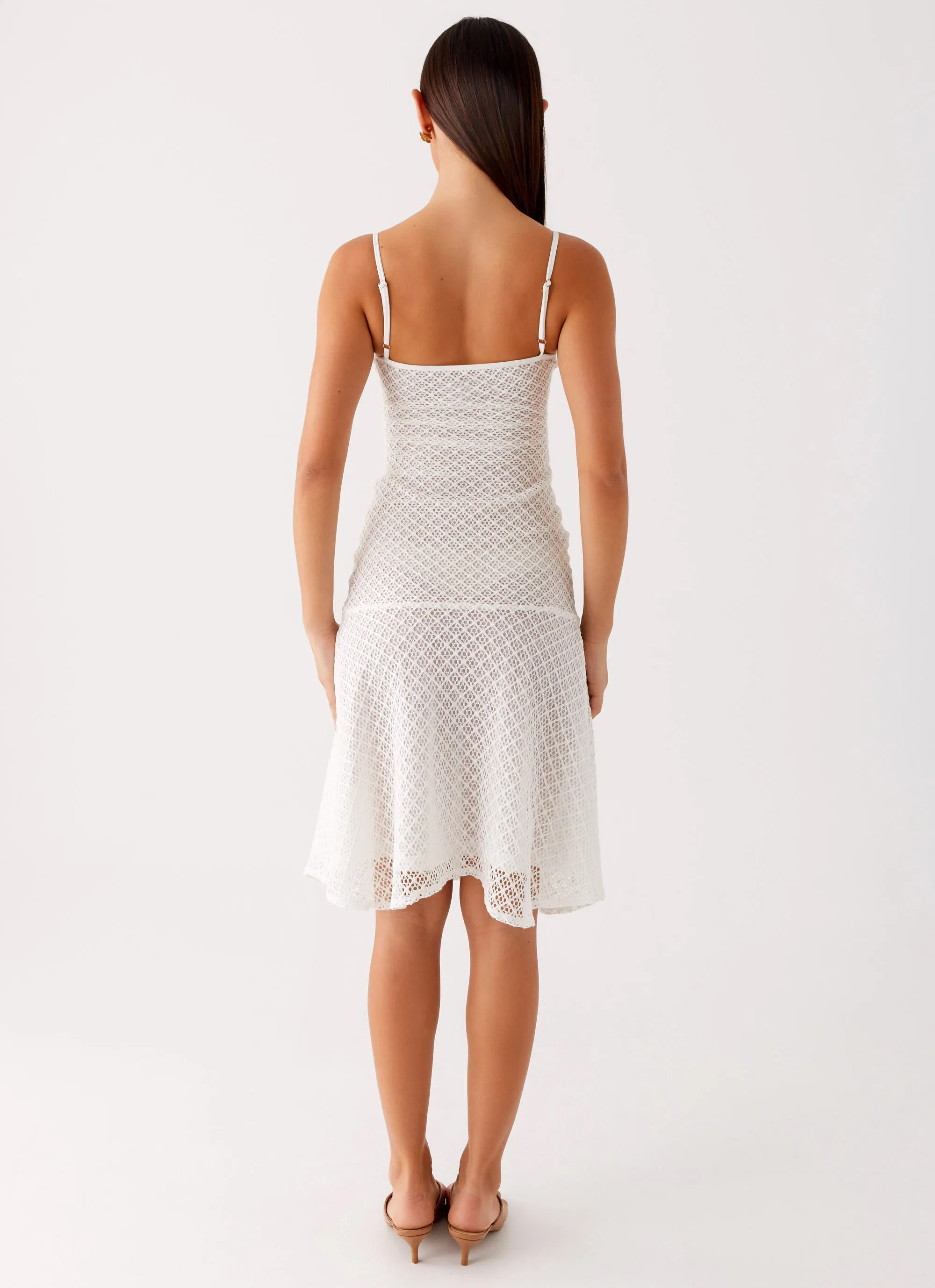 Tamar Midi Dress - White sold by Peppermayo product image thumbnail 4