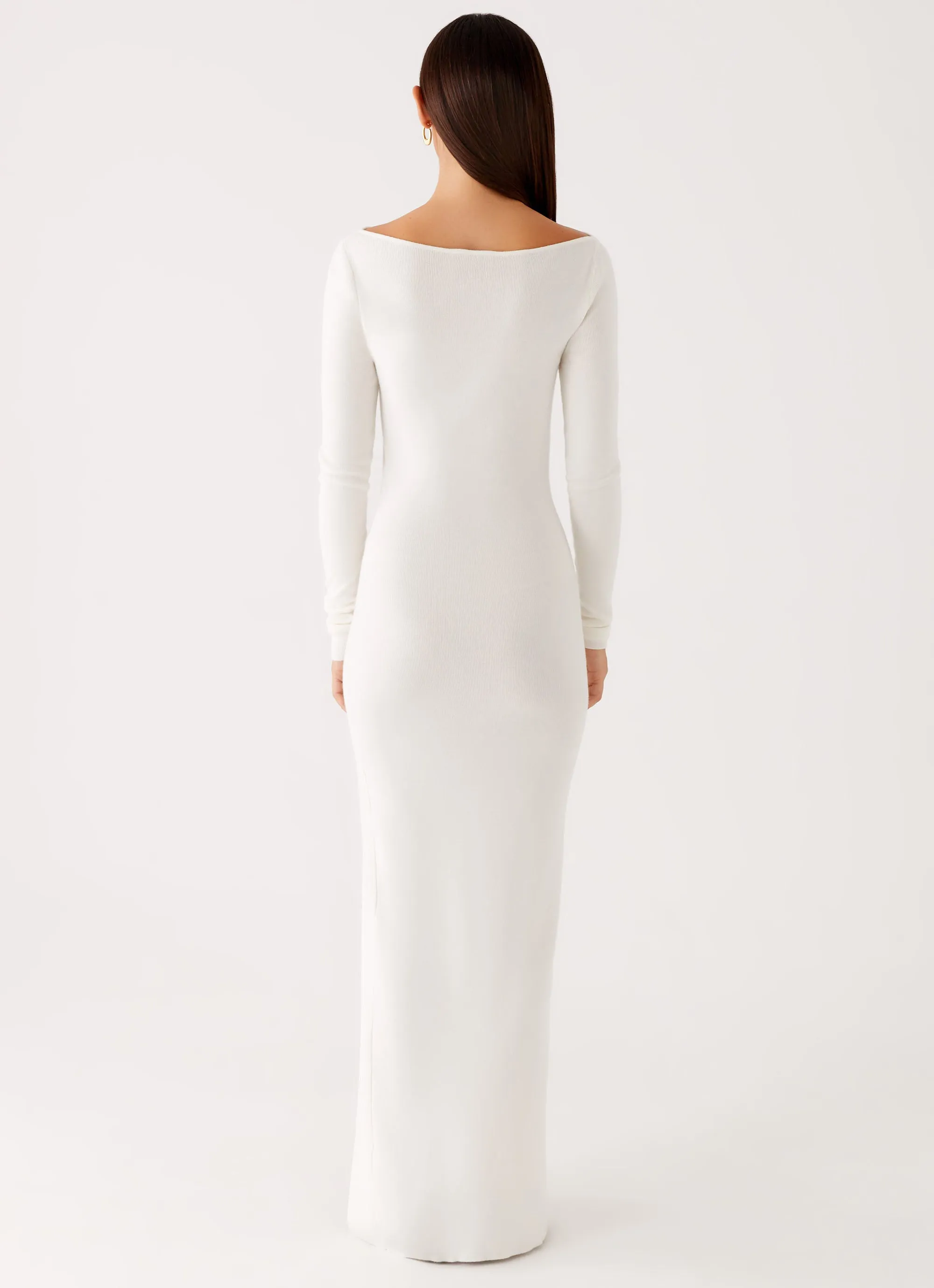 Amalfi Knit Maxi Dress - White sold by Peppermayo product image thumbnail 3