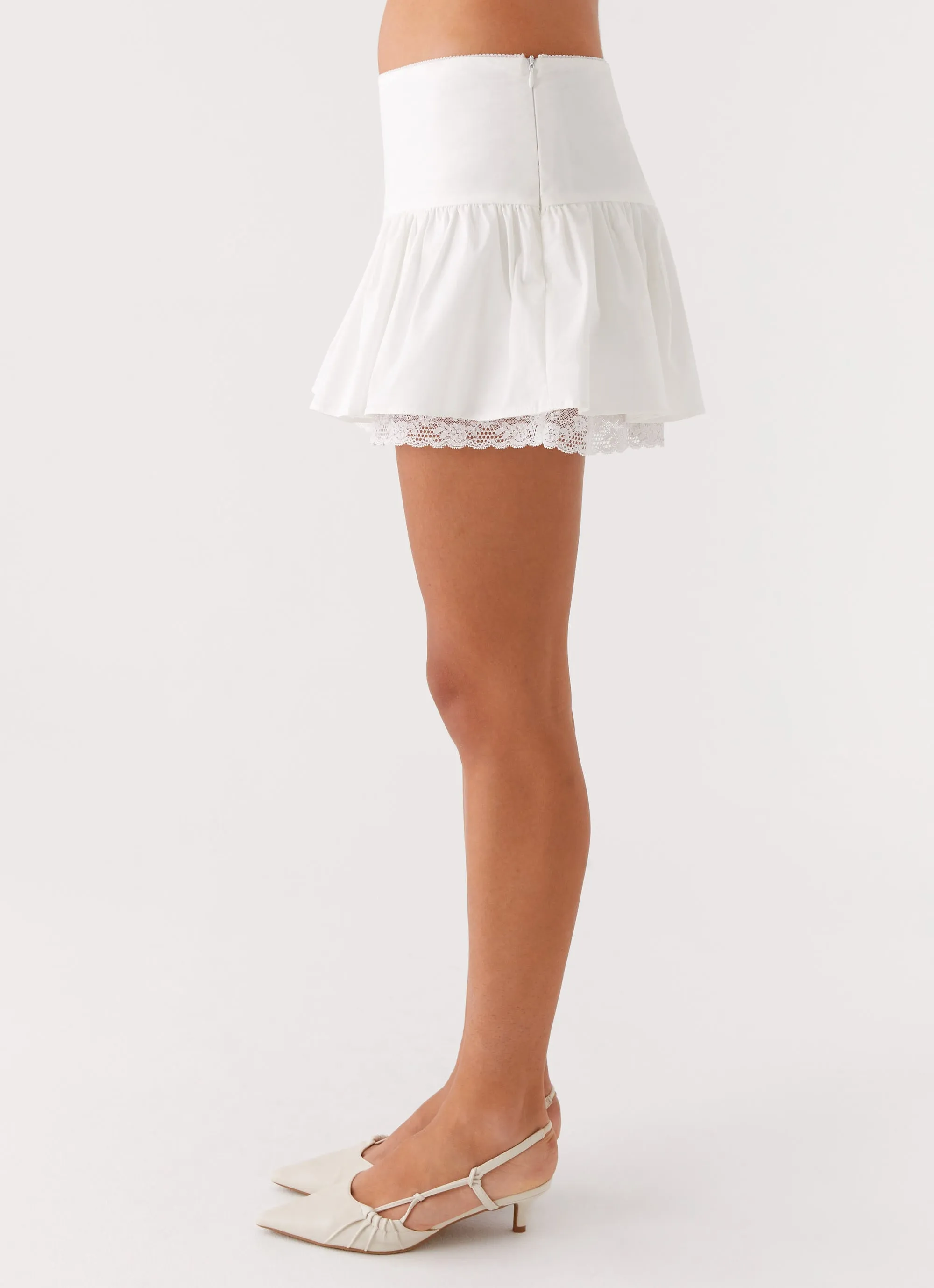 Mavis Mini Skirt - White sold by Peppermayo product image thumbnail 4
