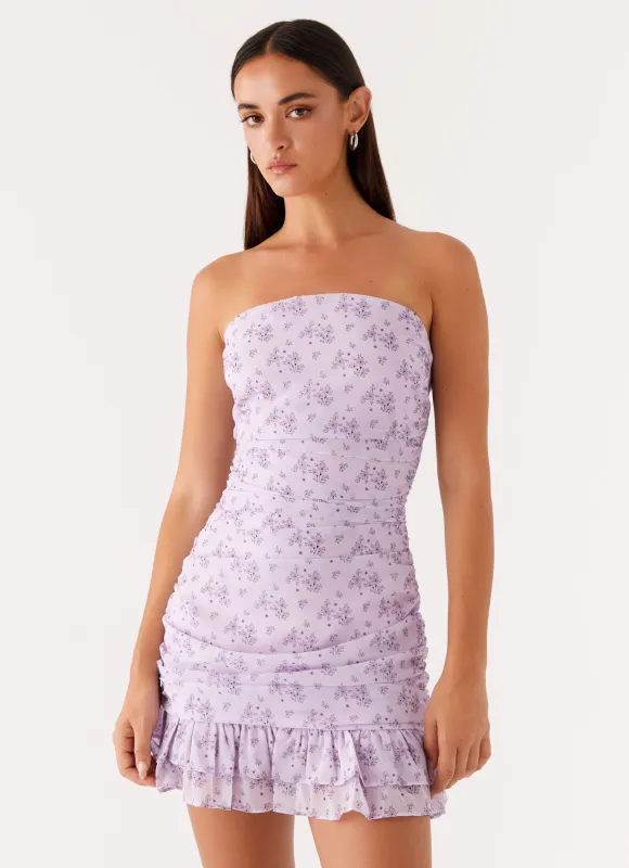 Ember Mini Dress - Lavender Meadow sold by Peppermayo