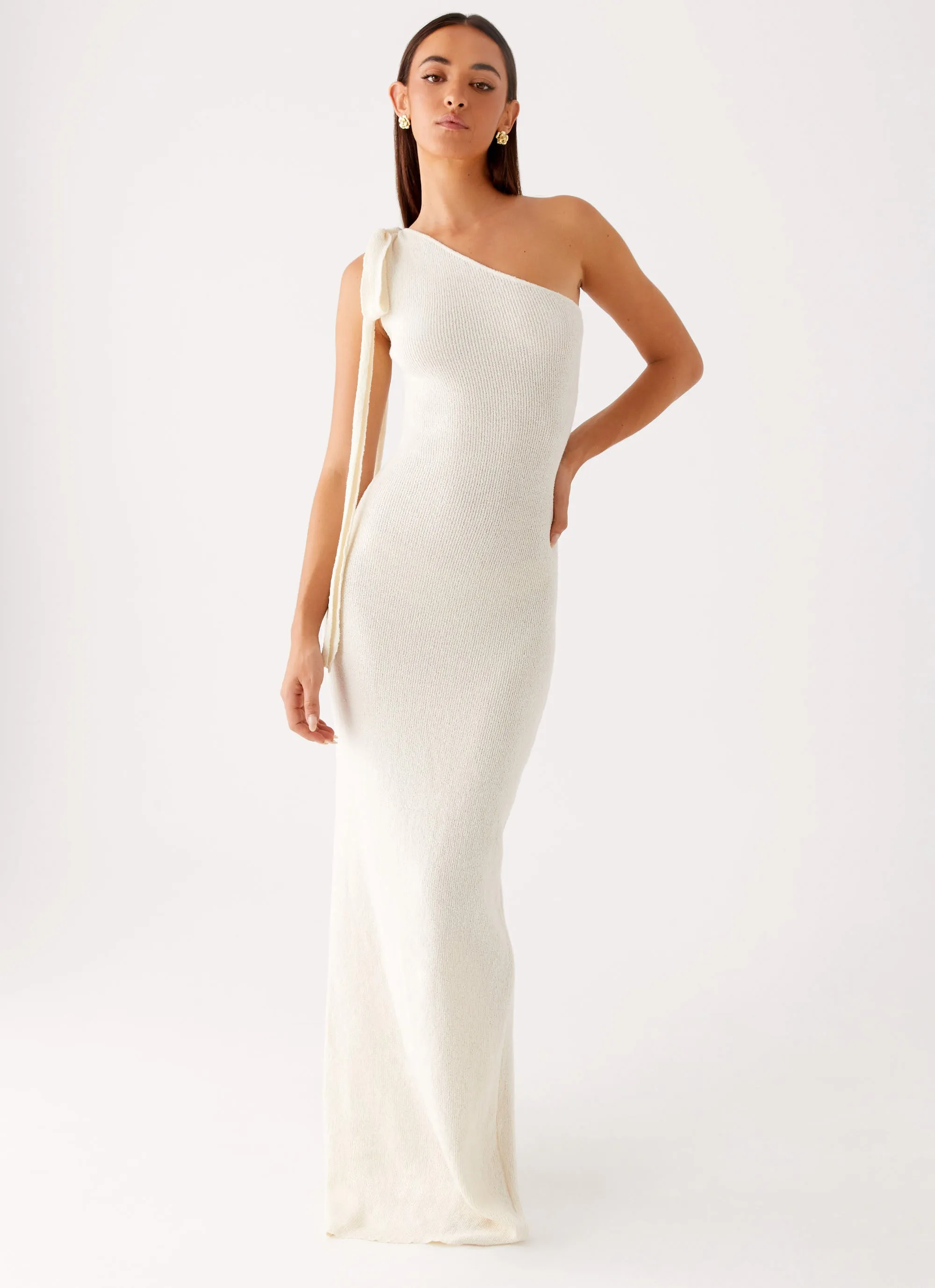 Easton Knit Maxi Dress - White sold by Peppermayo product image thumbnail 4