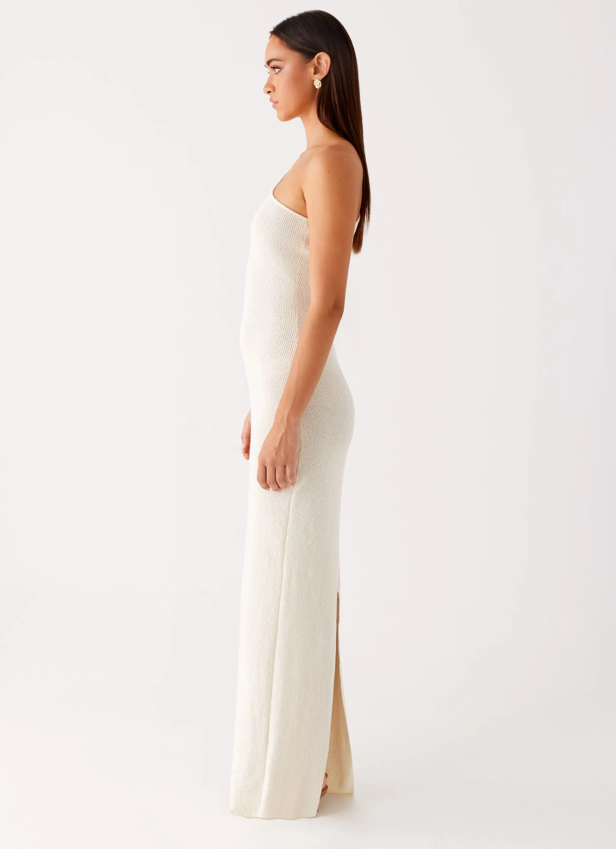 Easton Knit Maxi Dress - White sold by Peppermayo product image thumbnail 2