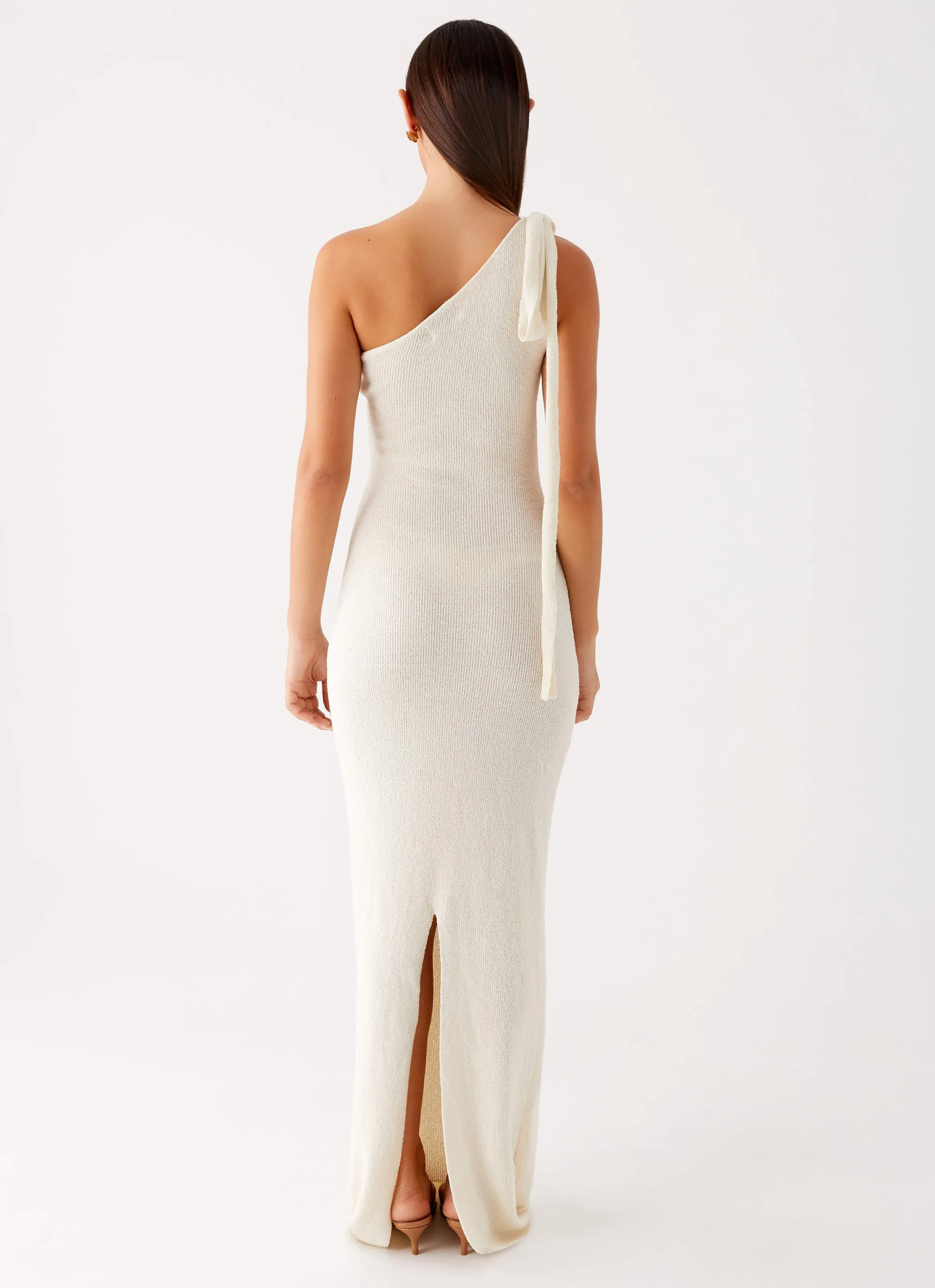 Easton Knit Maxi Dress - White sold by Peppermayo product image thumbnail 3