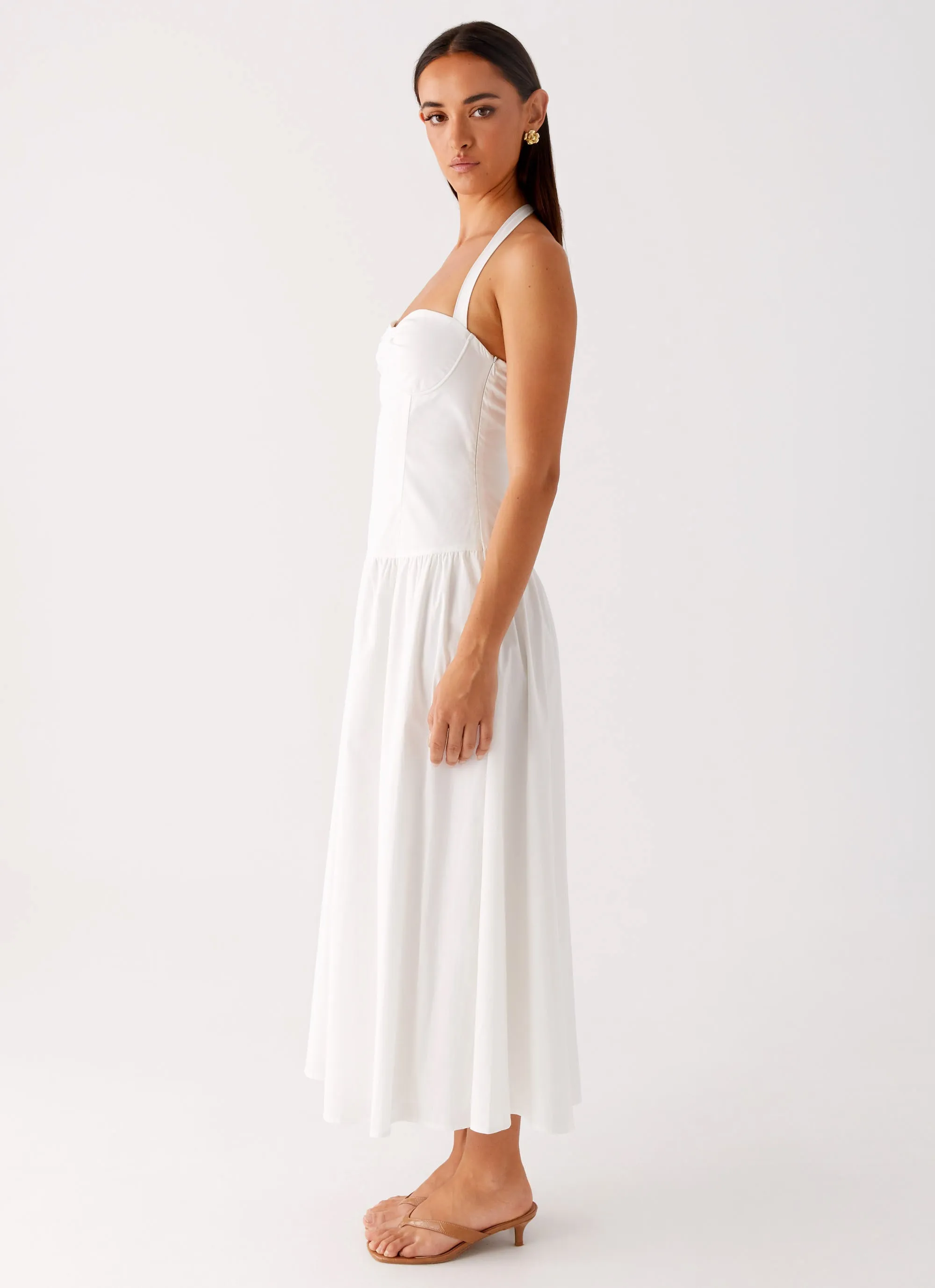 Vento Midi Dress - White sold by Peppermayo product image thumbnail 3
