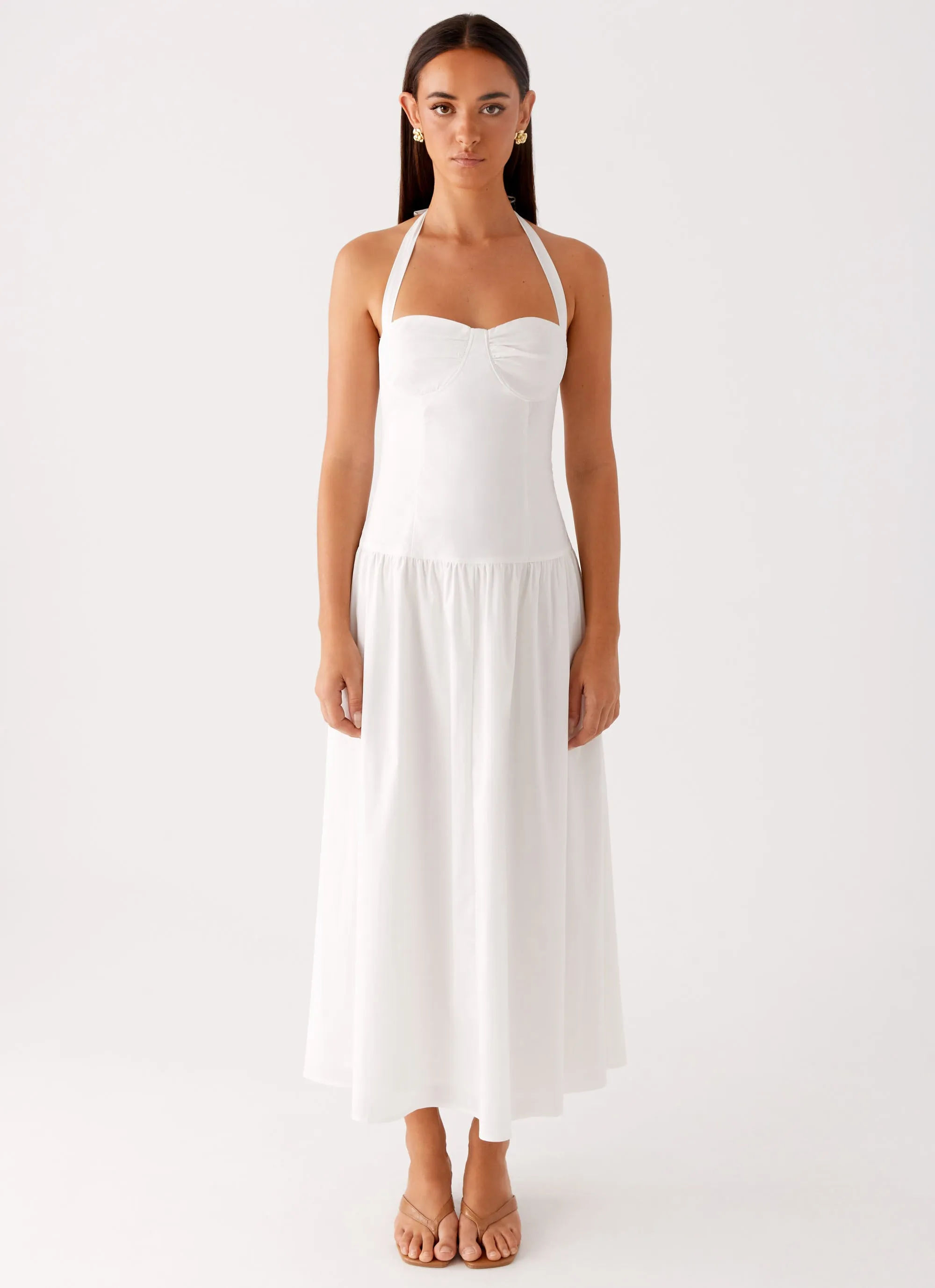 Vento Midi Dress - White sold by Peppermayo product image thumbnail 2