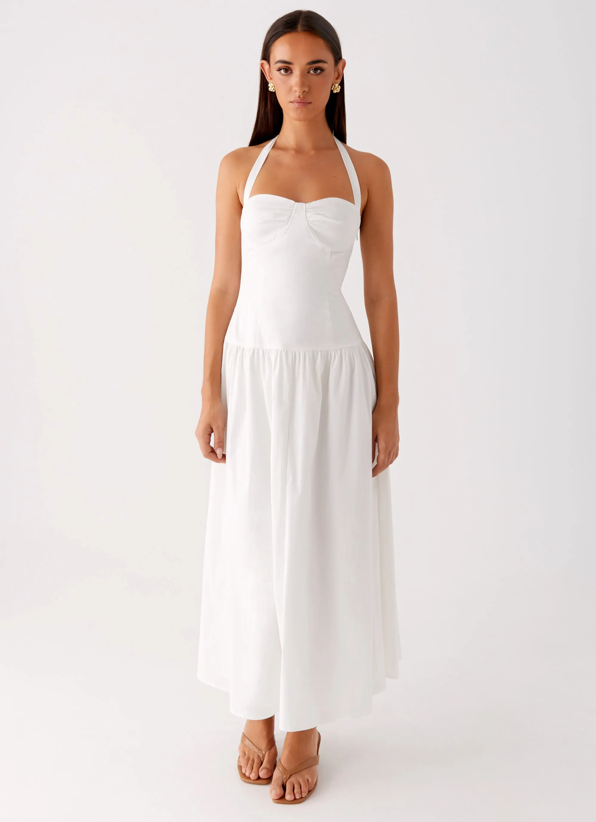 Vento Midi Dress - White sold by Peppermayo product image thumbnail 5