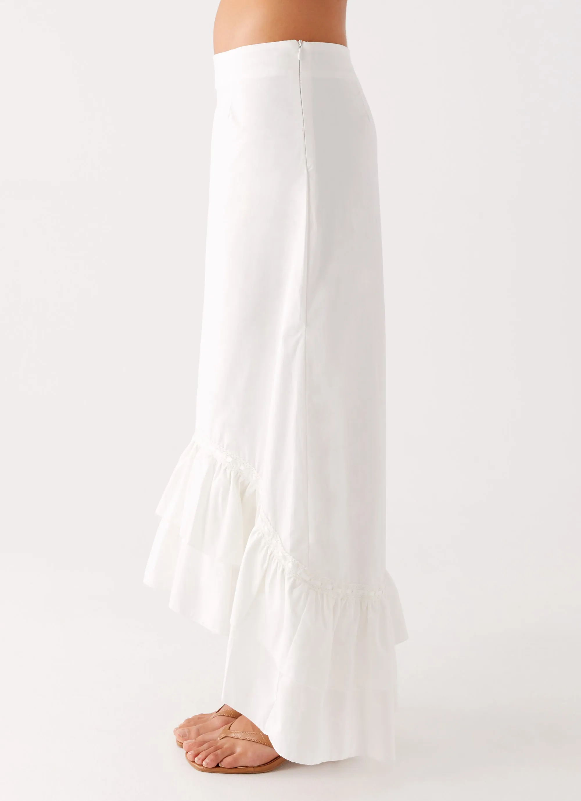 Alessandra Maxi Skirt - White sold by Peppermayo product image thumbnail 3