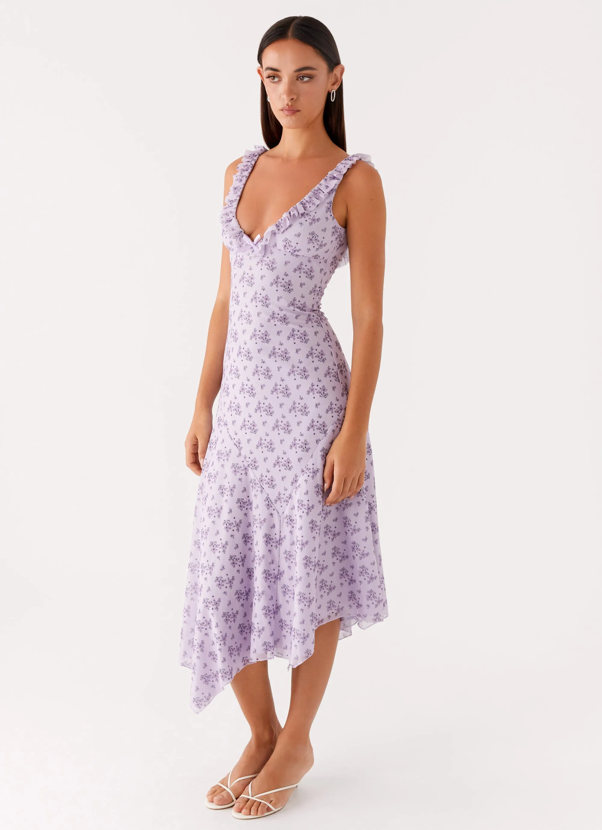 Asteri Midi Dress - Lavender Meadow sold by Peppermayo product image thumbnail 3