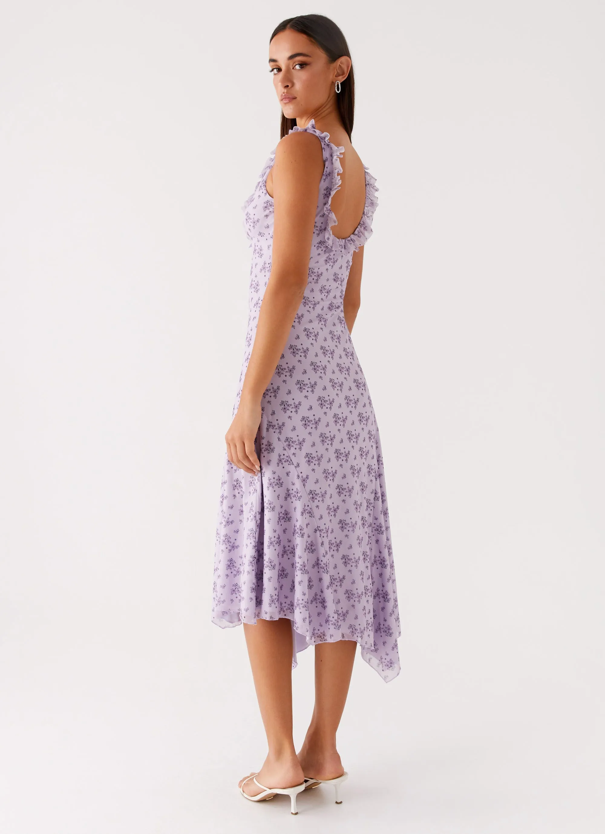 Asteri Midi Dress - Lavender Meadow sold by Peppermayo product image thumbnail 4