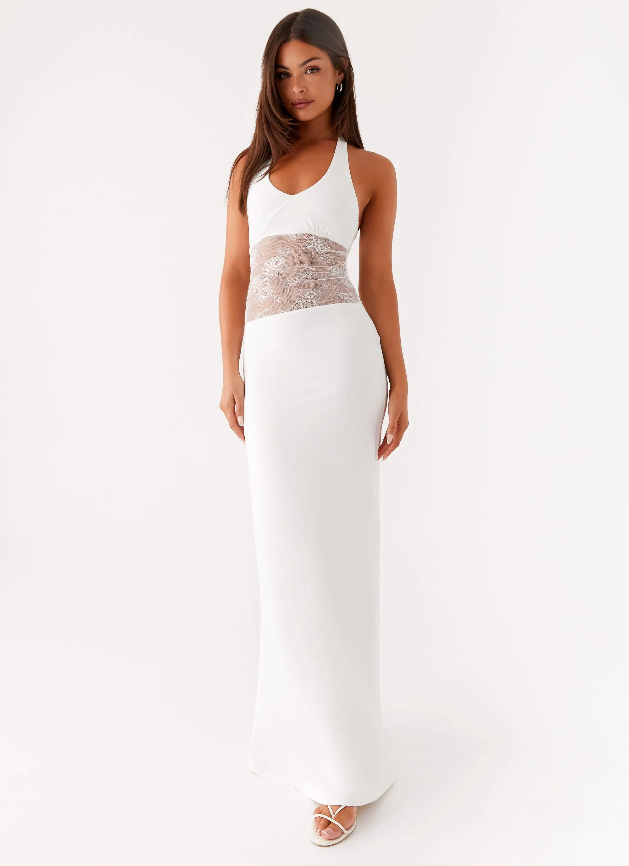 Main Focus Maxi Dress - White sold by Peppermayo product image thumbnail 2