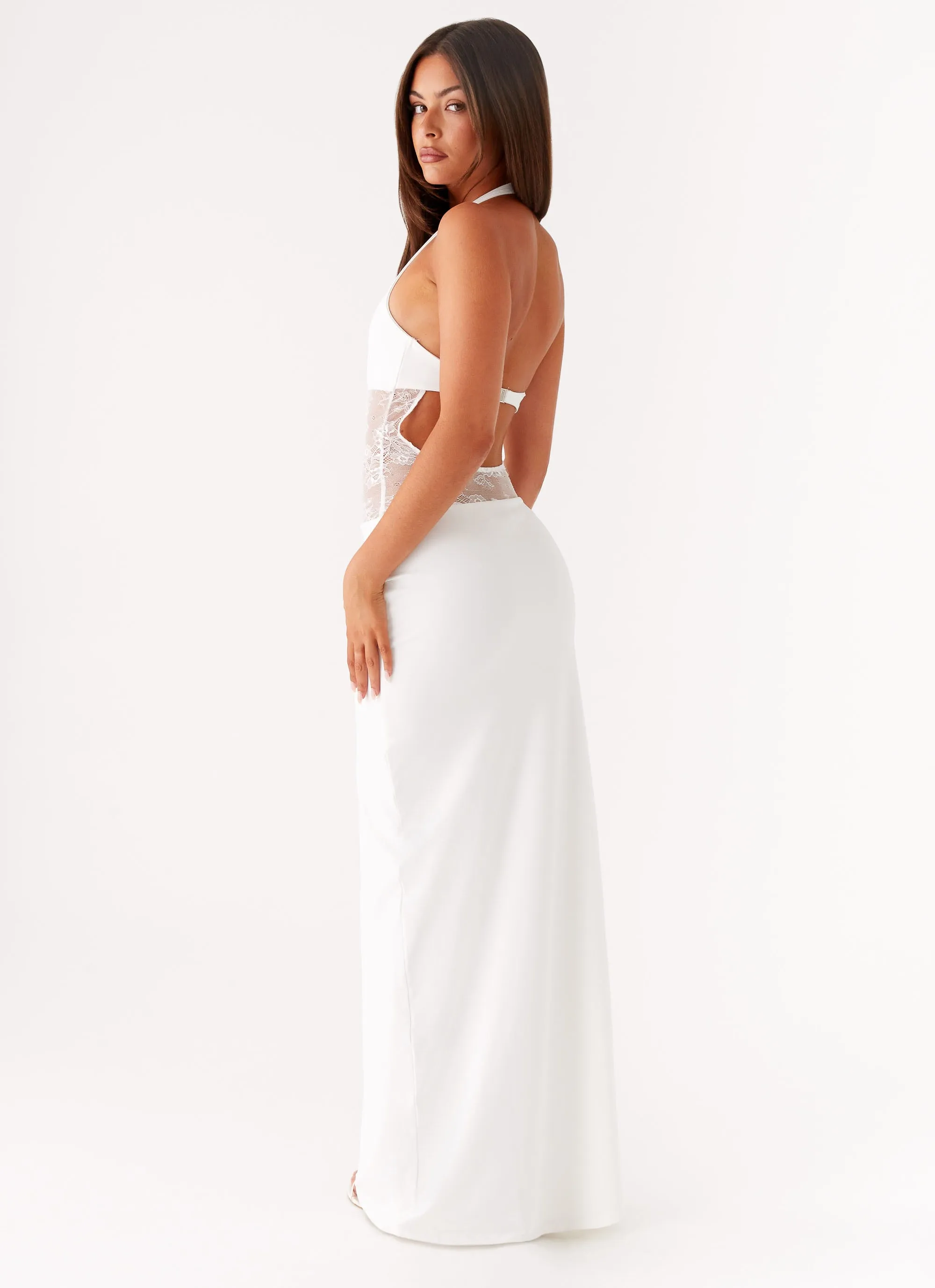 Main Focus Maxi Dress - White sold by Peppermayo product image thumbnail 5