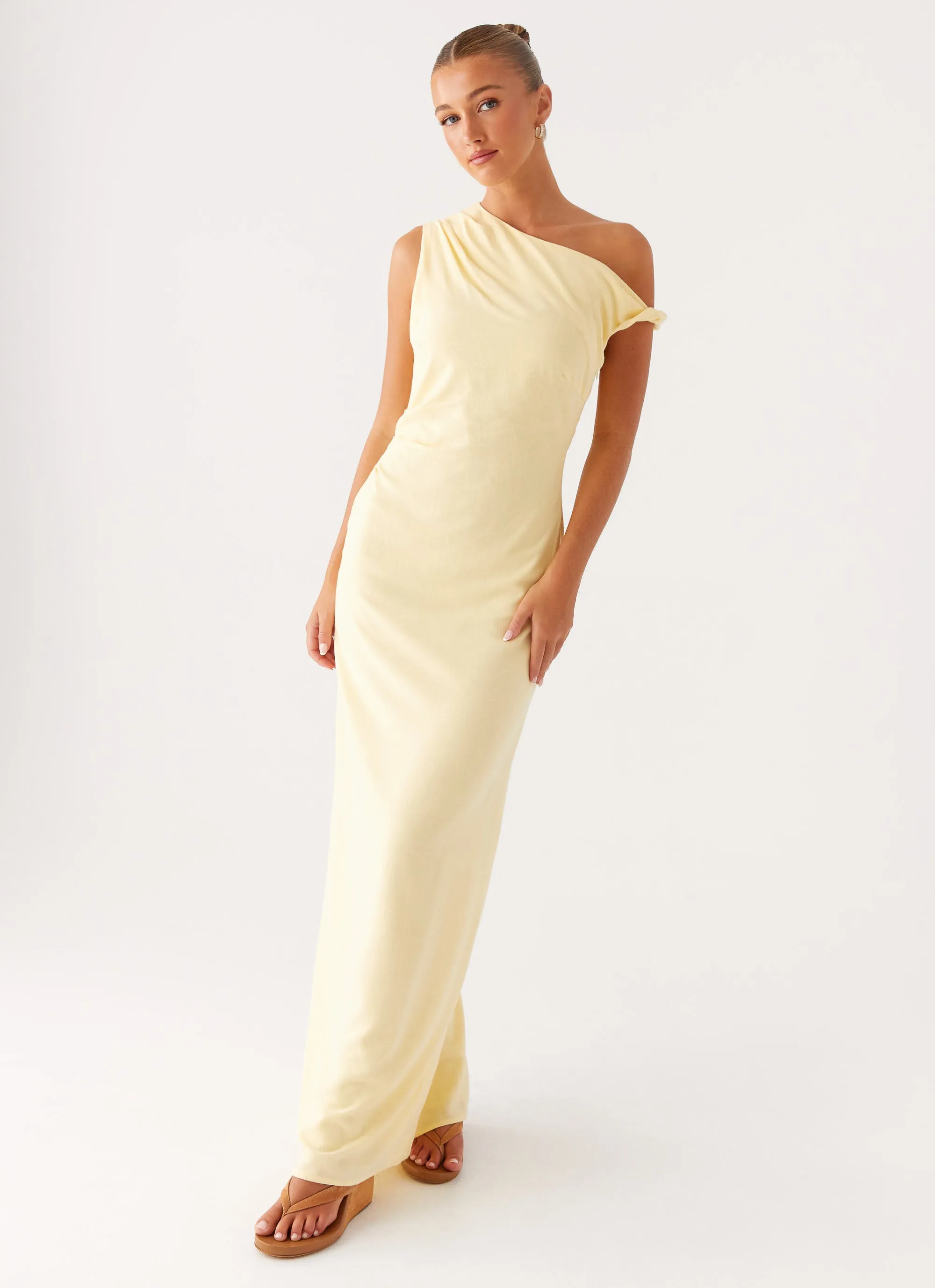 Mckenna Maxi Dress - Yellow sold by Peppermayo product image thumbnail 5