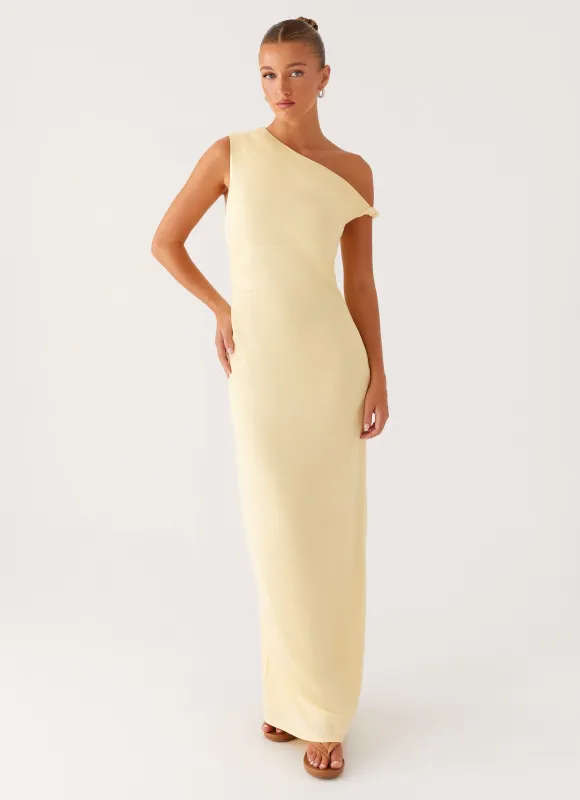 Mckenna Maxi Dress - Yellow sold by Peppermayo