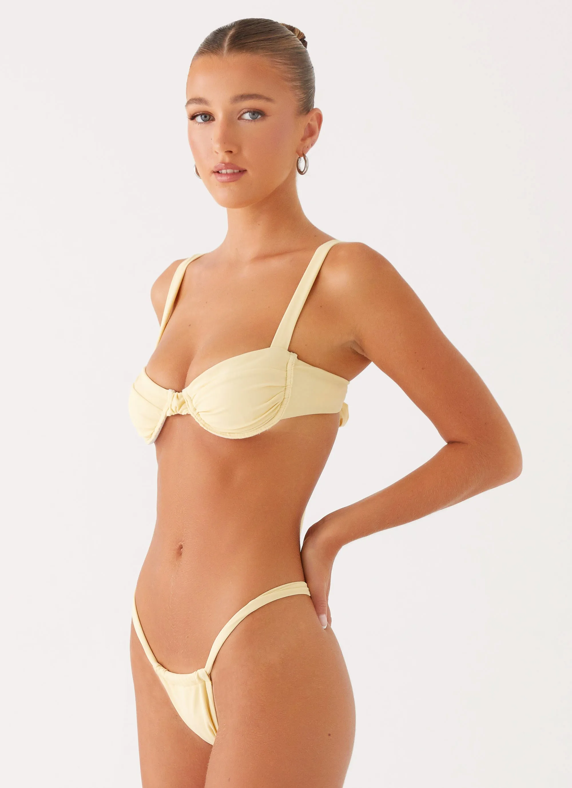 Airlie Scrunch Bikini Bottoms - Yellow sold by Peppermayo product image thumbnail 3