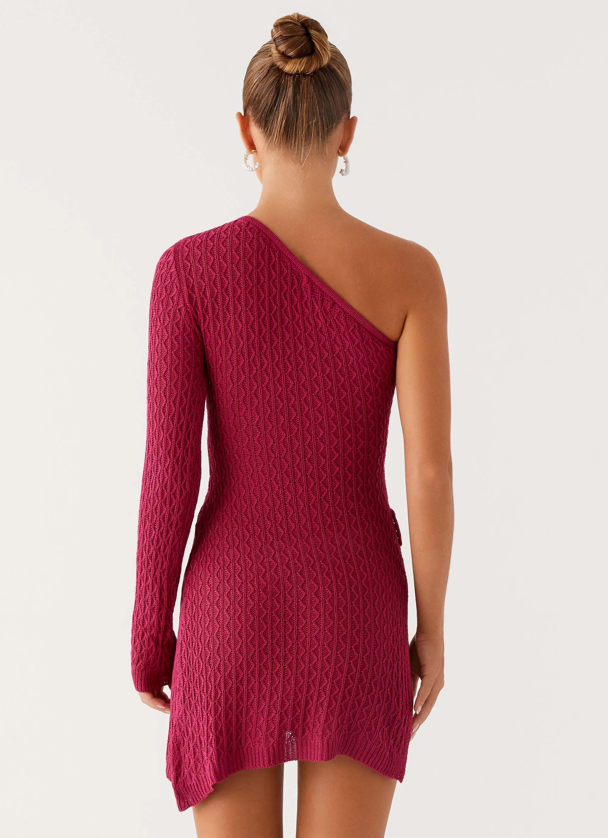 Medda Knit Mini Dress - Hot Pink sold by Peppermayo product image thumbnail 4