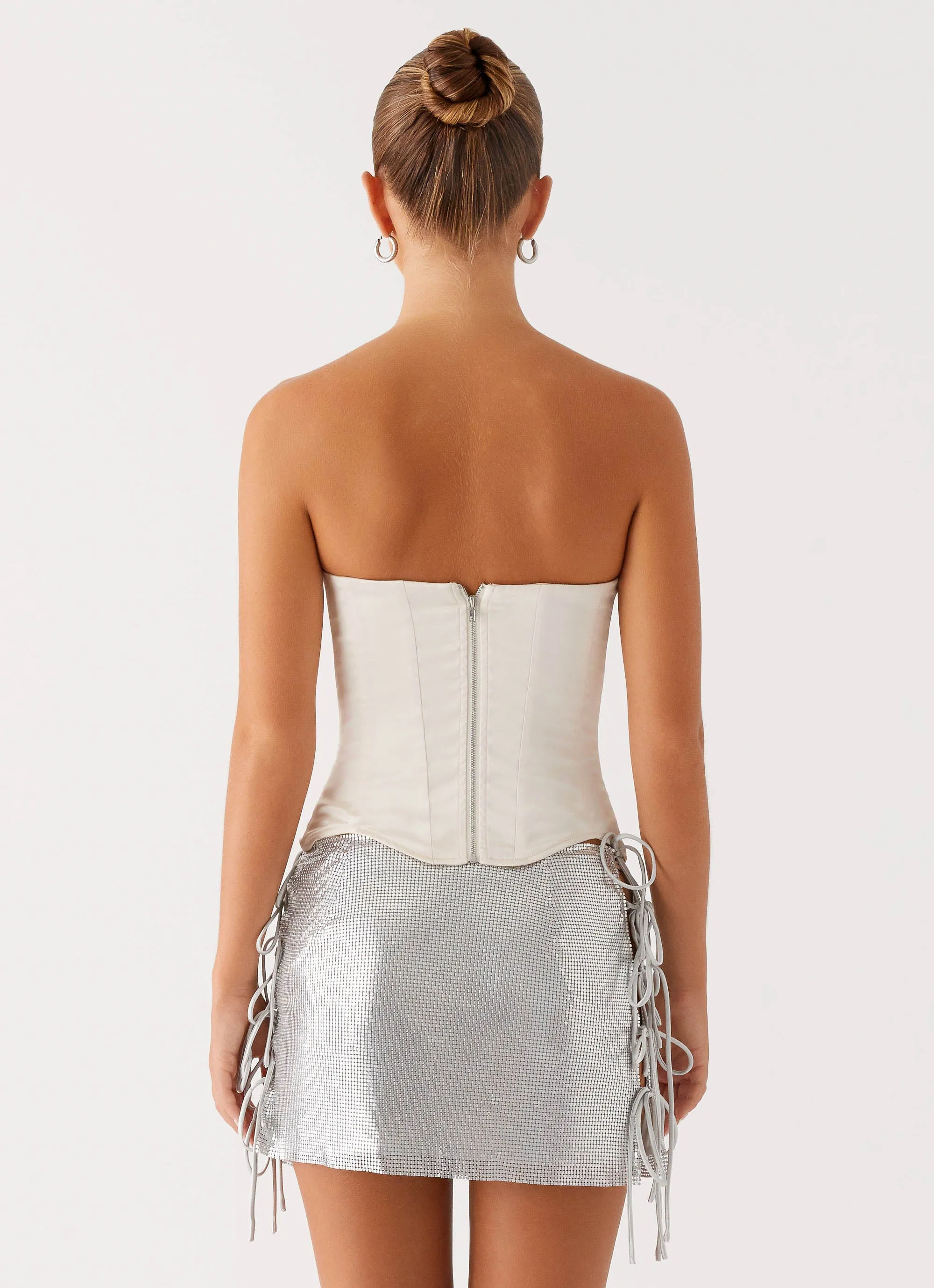 Popstar Glomesh Mini Skirt - Silver sold by Peppermayo product image thumbnail 5
