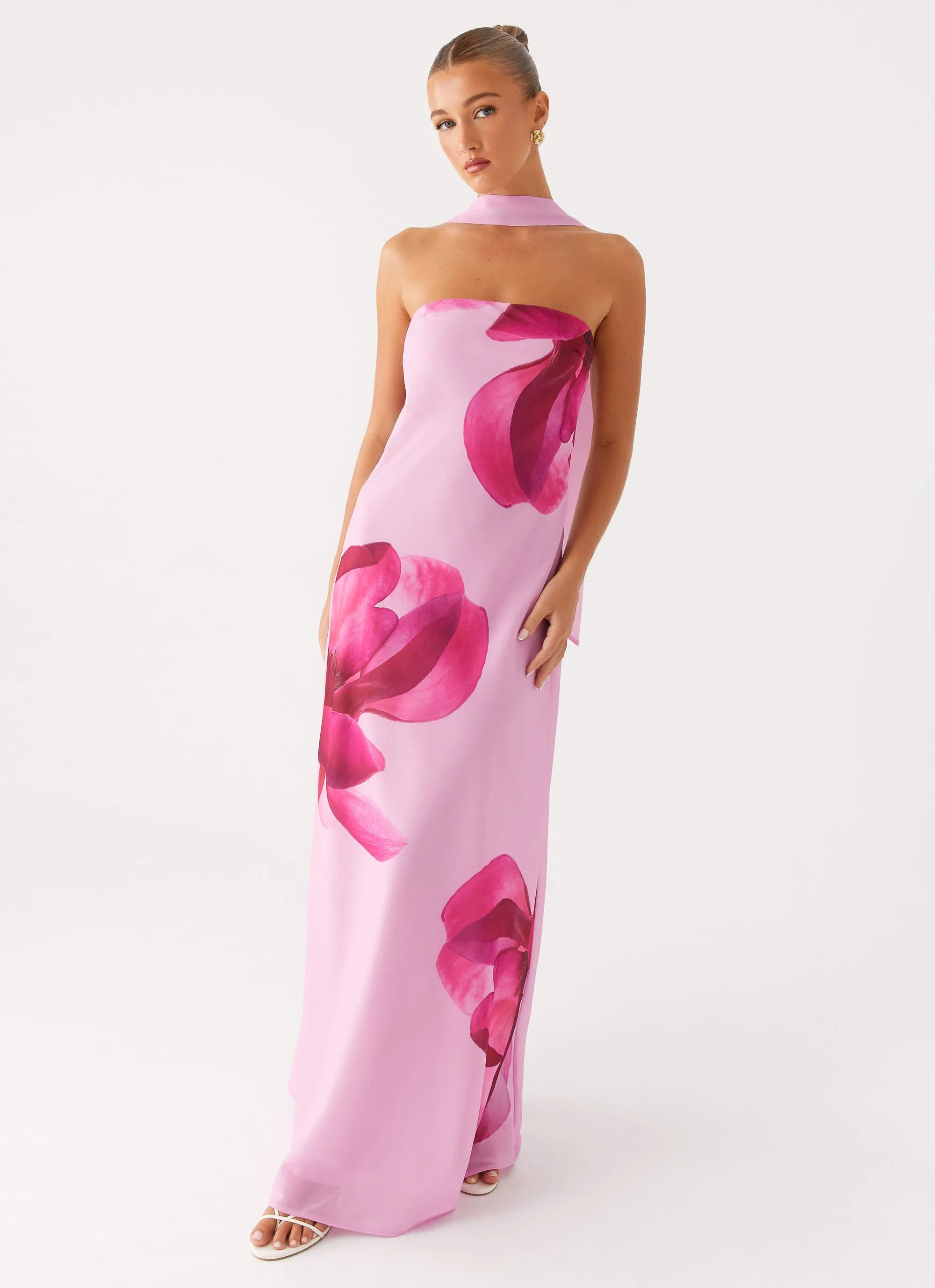 Prim Maxi Dress - Pastel Pink sold by Peppermayo product image thumbnail 5