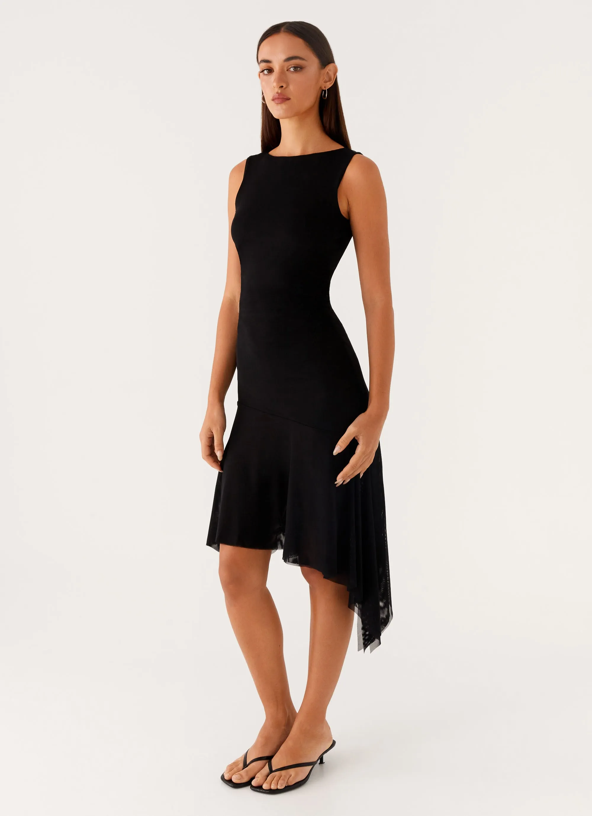 Winona Midi Dress - Black sold by Peppermayo product image thumbnail 3