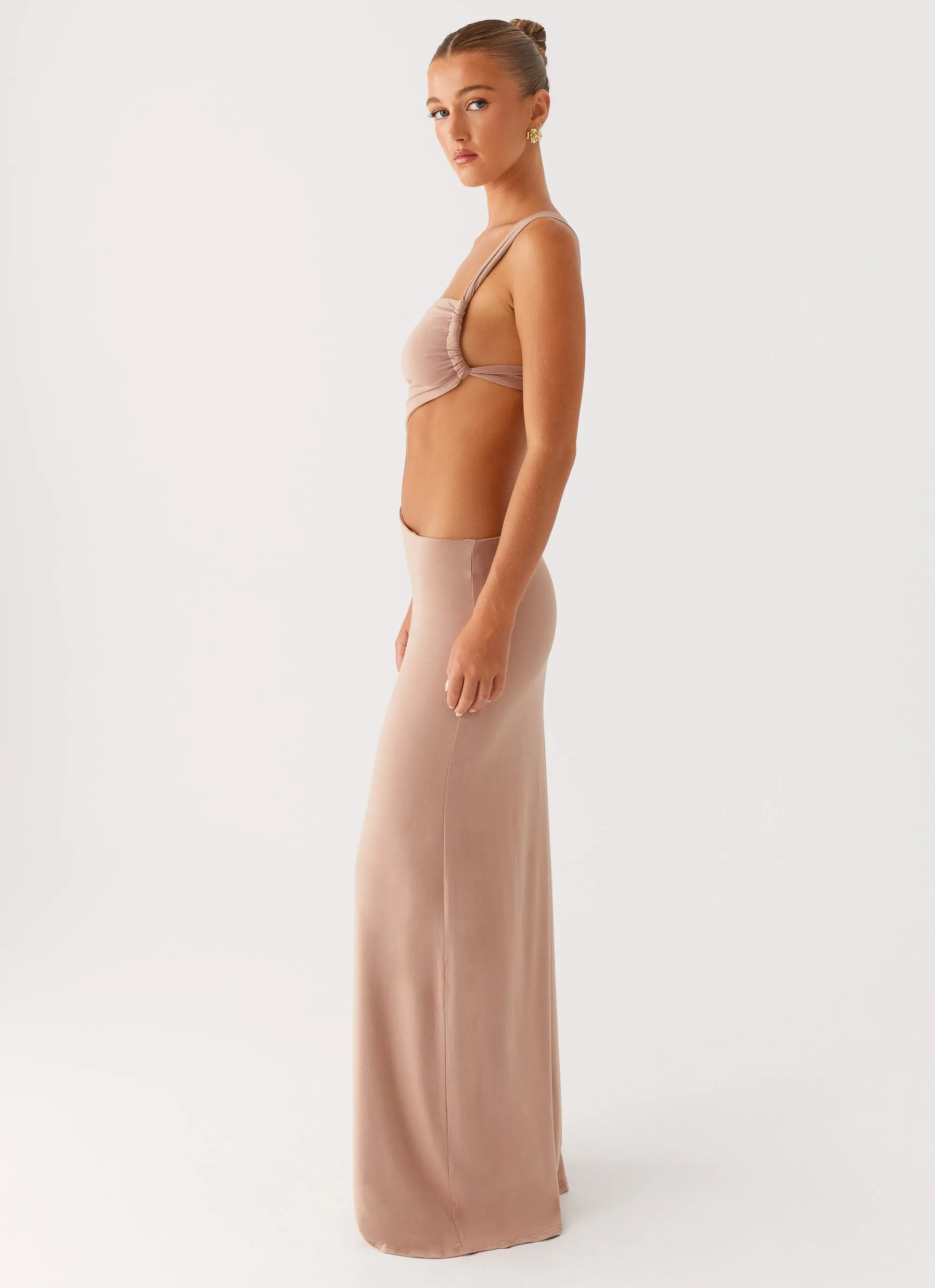 Kika Maxi Dress - Beige sold by Peppermayo product image thumbnail 3