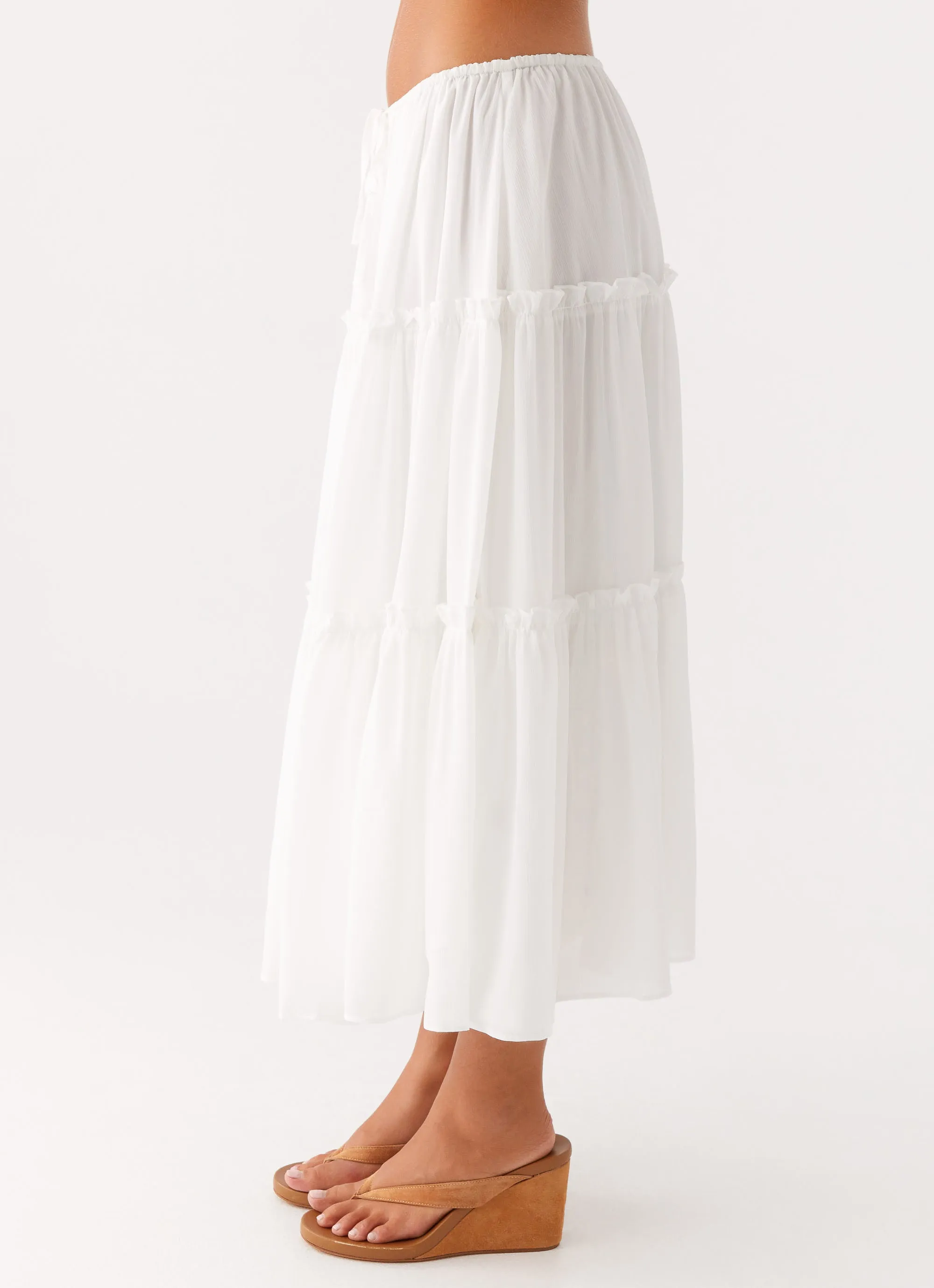 Evi Midi Skirt - Ivory sold by Peppermayo product image thumbnail 3
