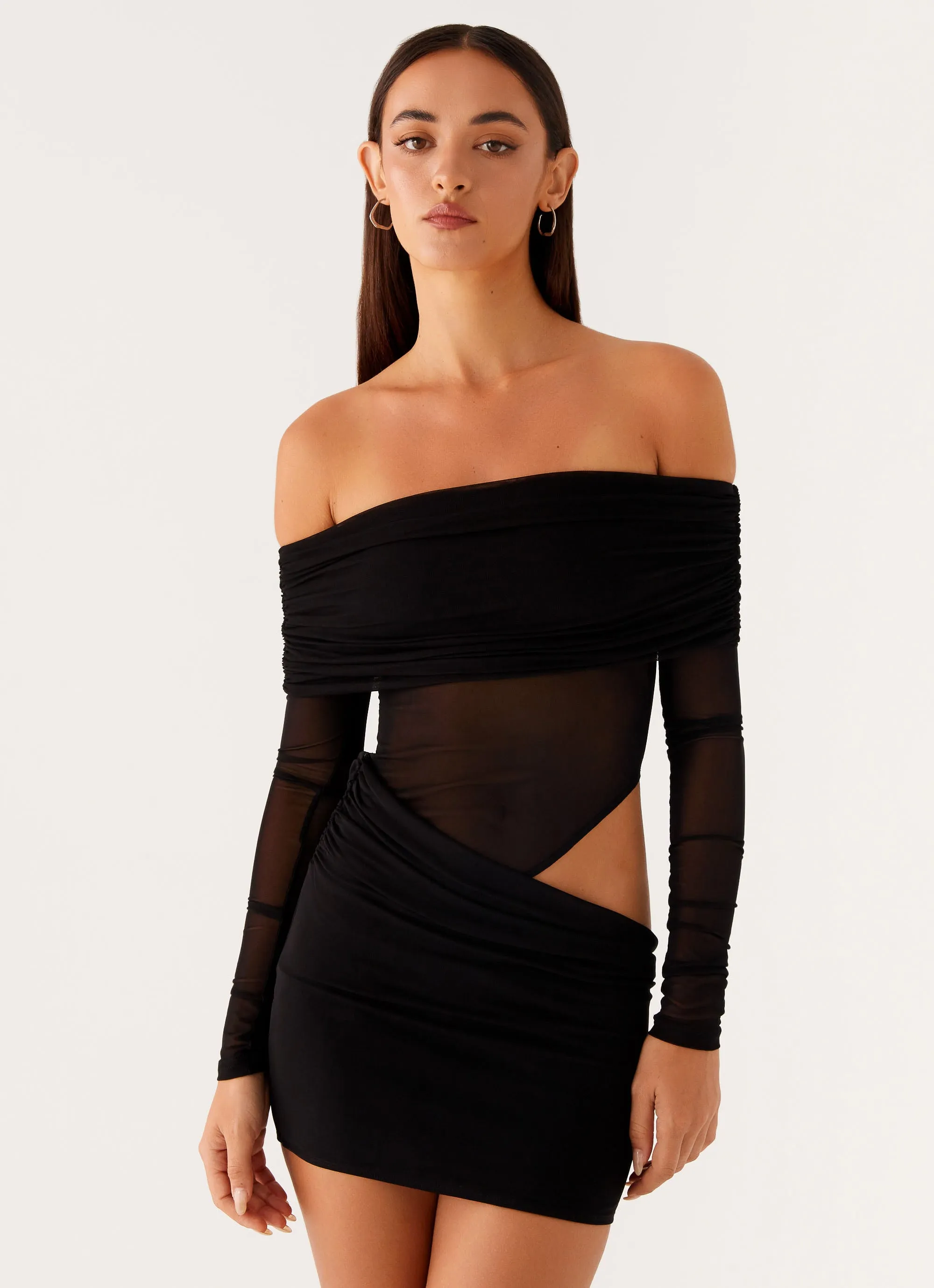 No Doubt Mini Dress - Black sold by Peppermayo