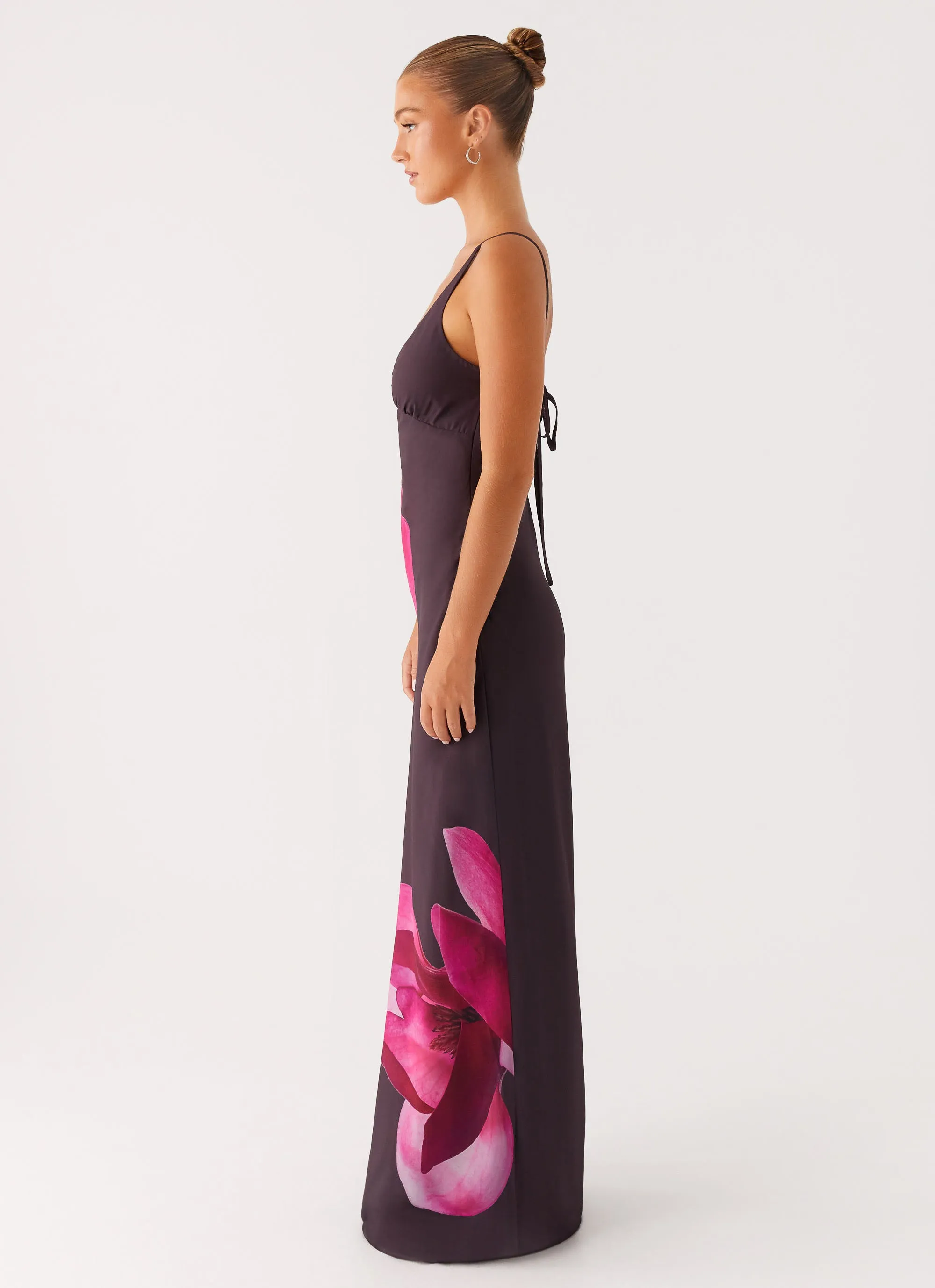 Griselda Maxi Dress - Dark Chocolate sold by Peppermayo product image thumbnail 3